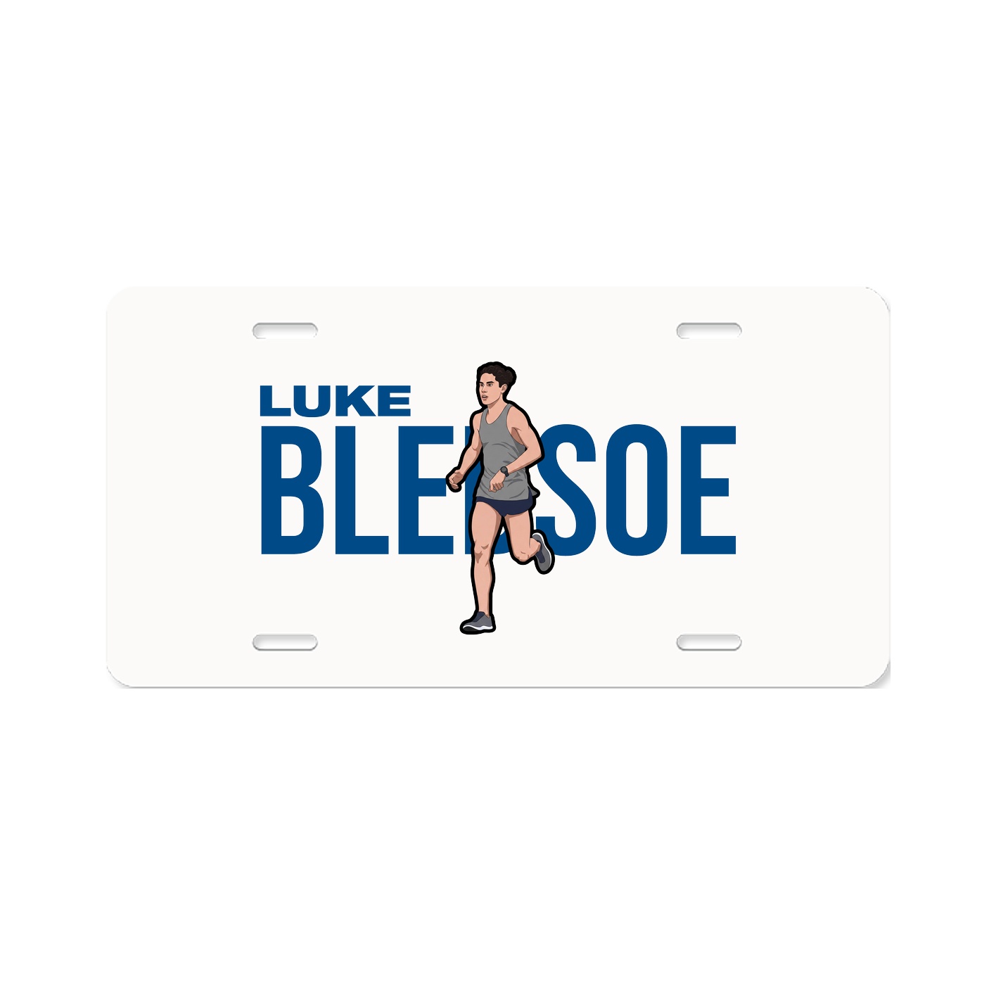 License Plate — Player Name in Classic