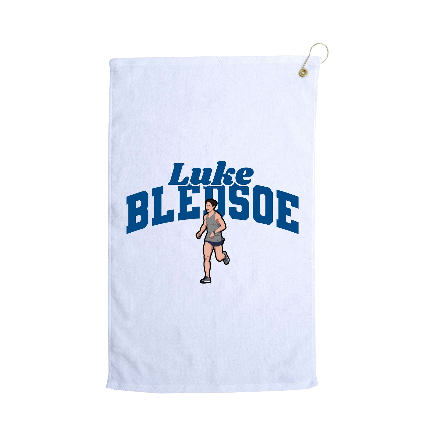 Golf Towel — Signature Arch in White