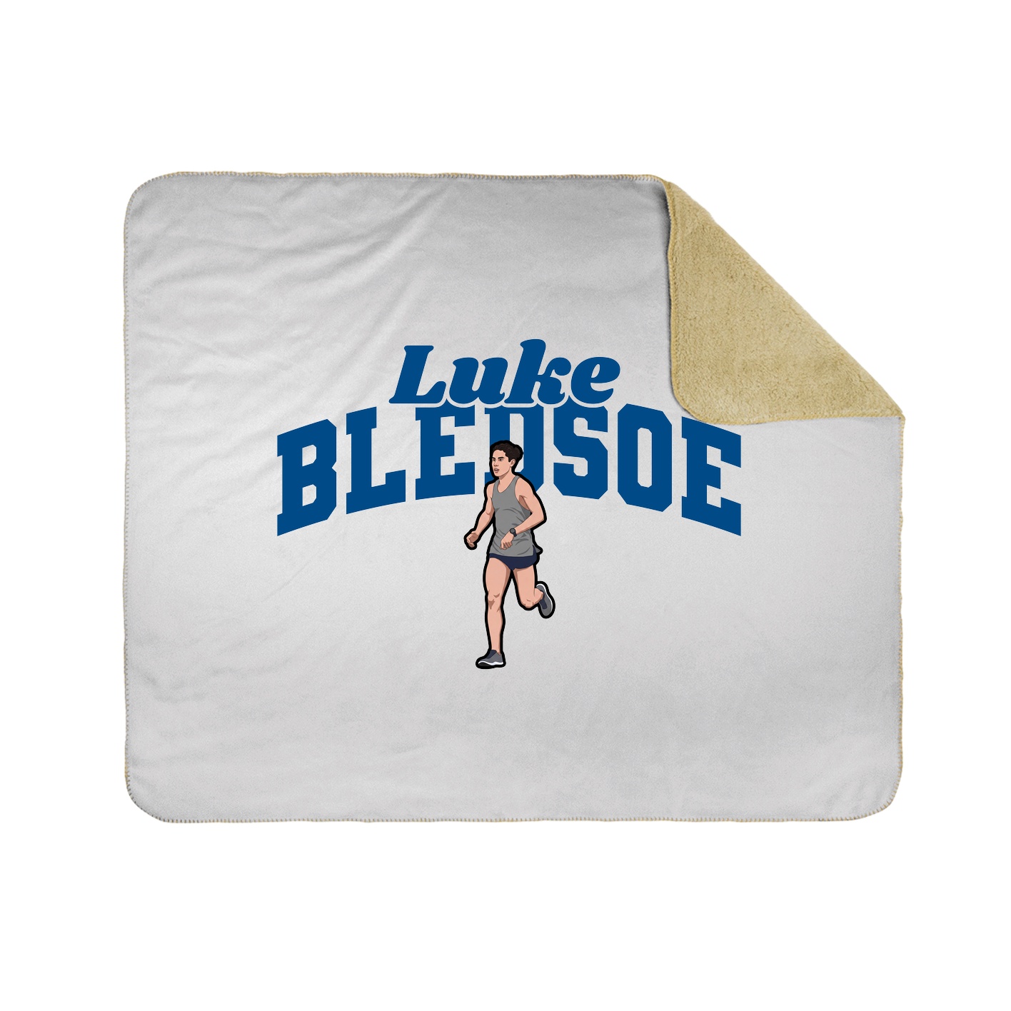 Throw Blanket — Signature Arch in White