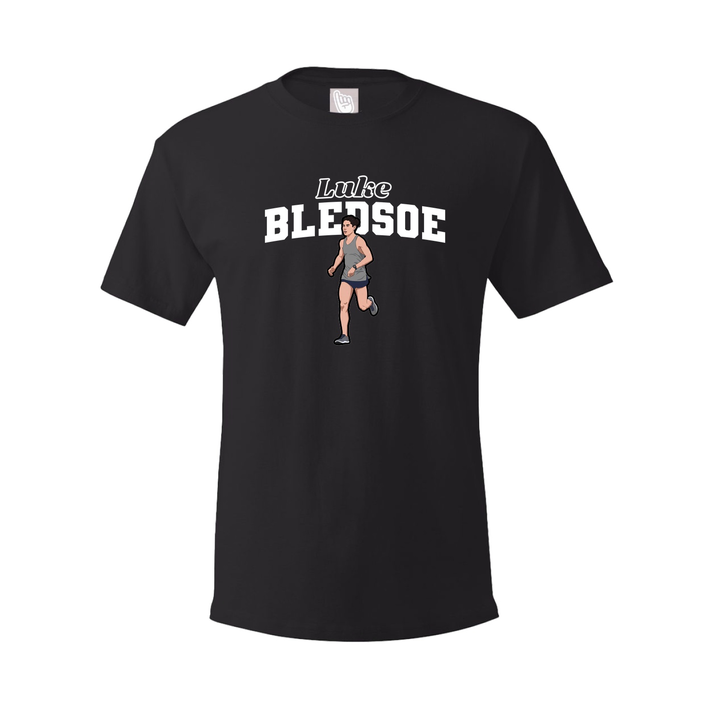 Youth Tee — Name Arch in Black