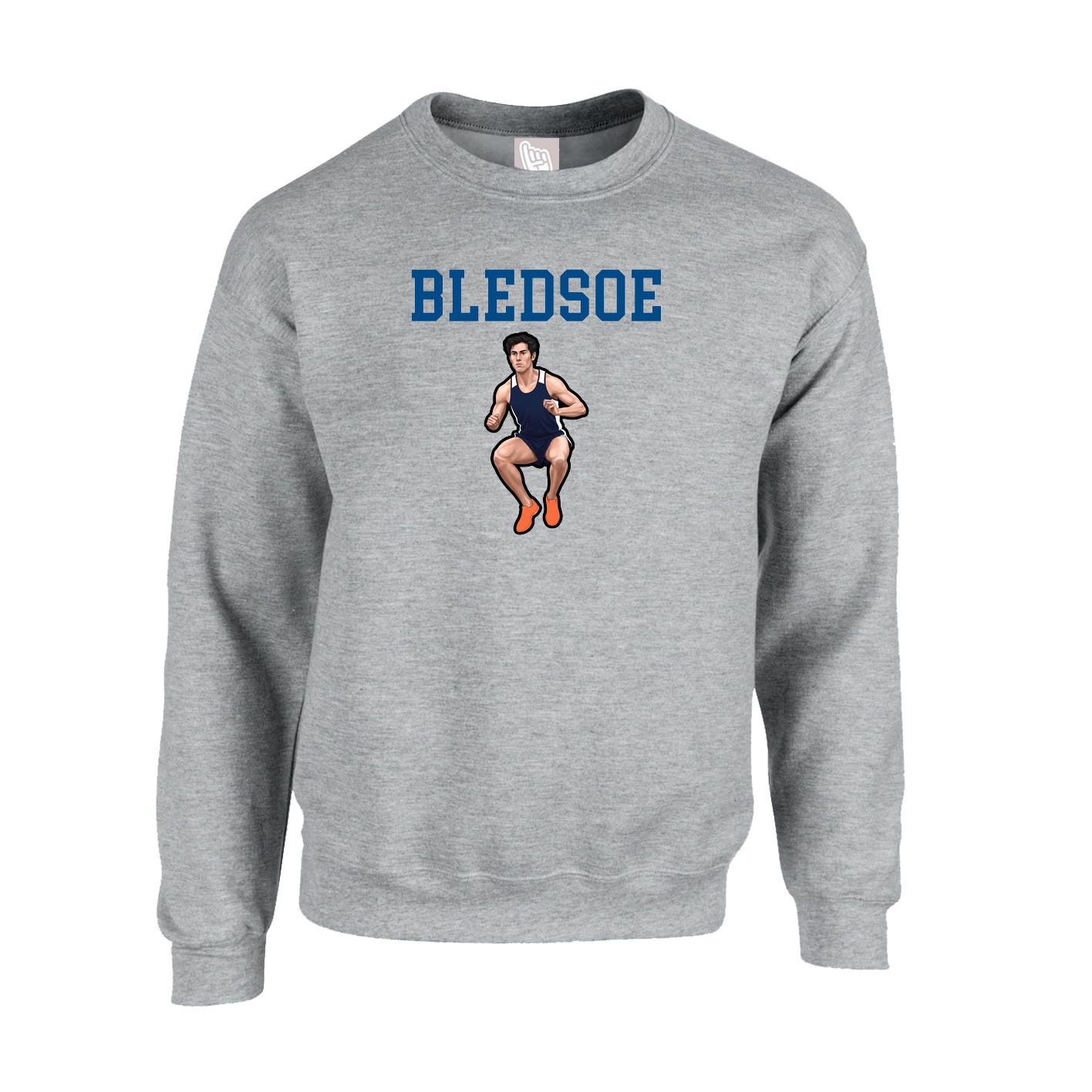 Fleece Crew — Shirsey in Grey