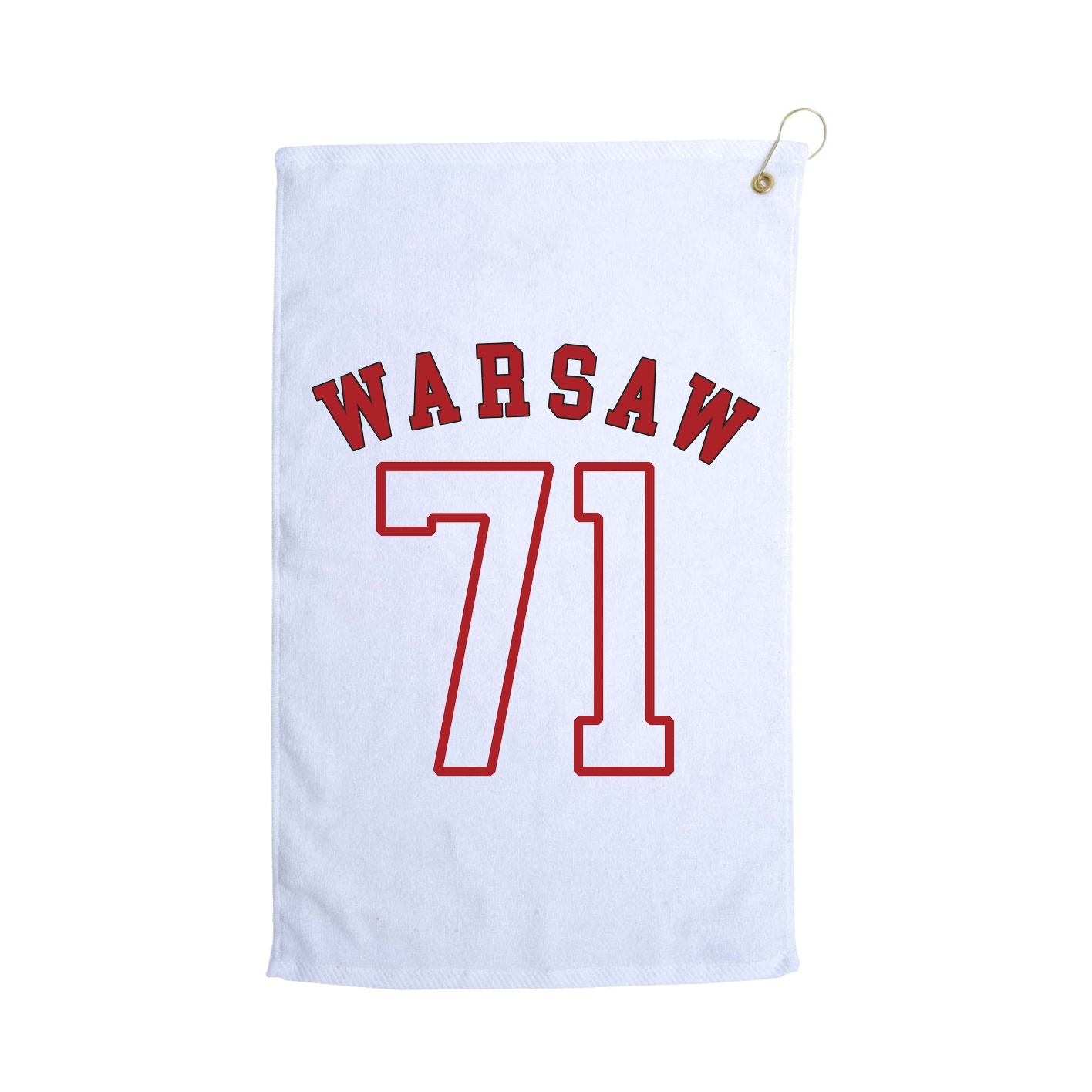 Golf Towel — Shirsey Arch in White