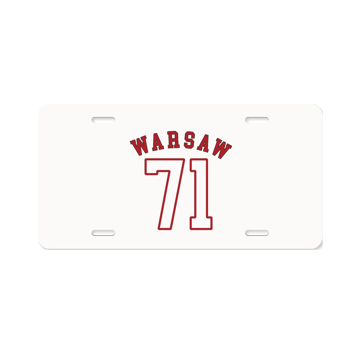 License Plate — Shirsey Arch in Classic