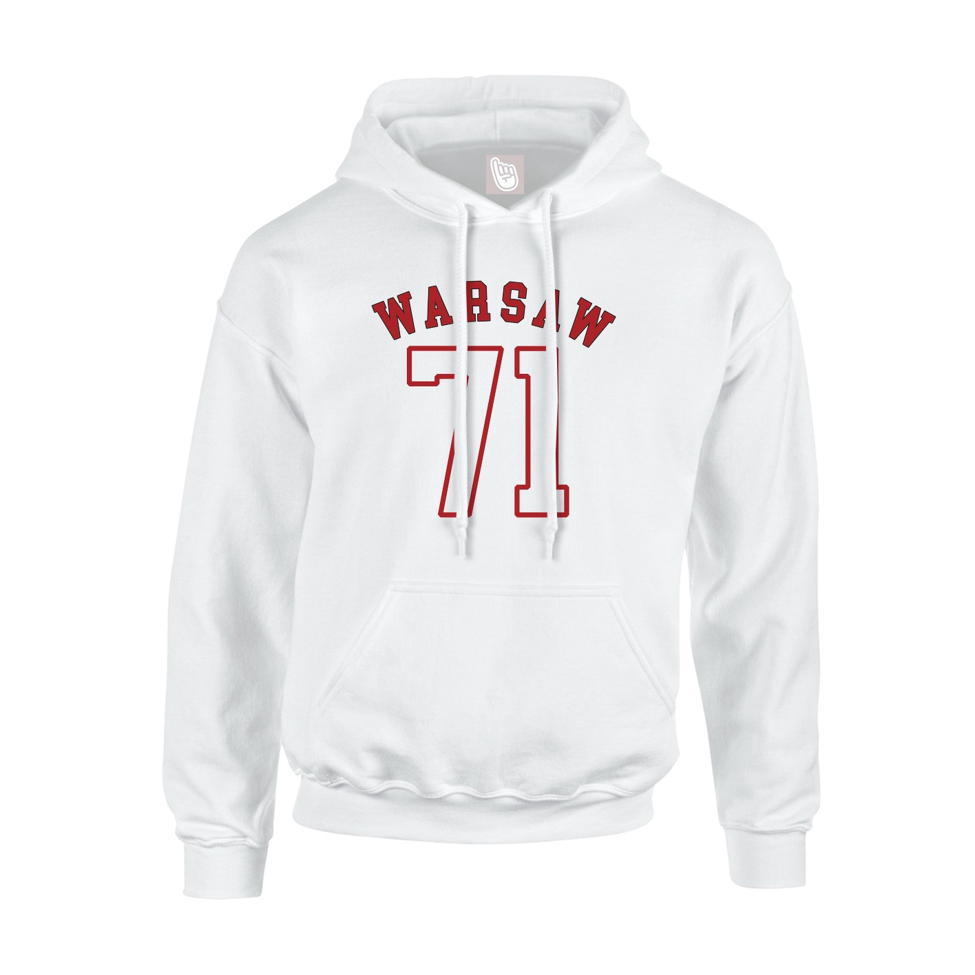 Hoodie — Shirsey Arch in White