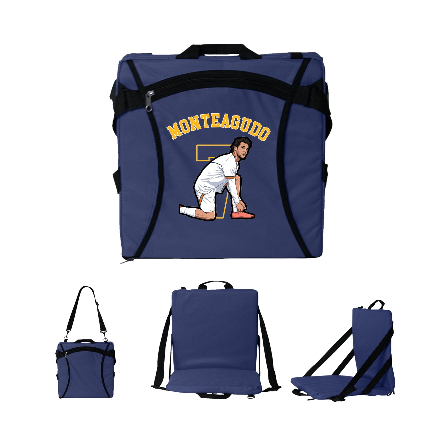 Folding Stadium Seat — Shirsey Arch in Navy