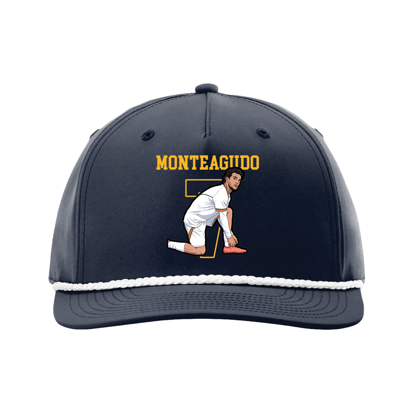 Five-Panel Classic Rope Cap — Shirsey in Navy