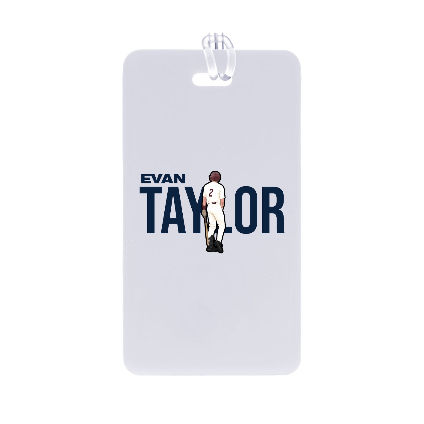 Bag Tag — Player Name in Classic