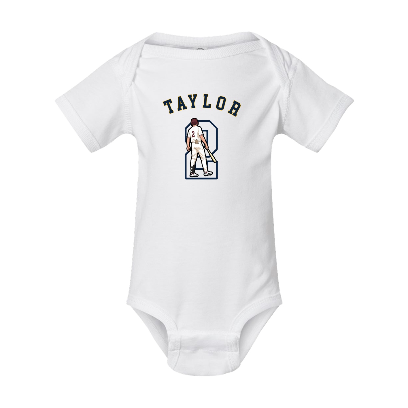 Baby Onesie — Shirsey Arch in White