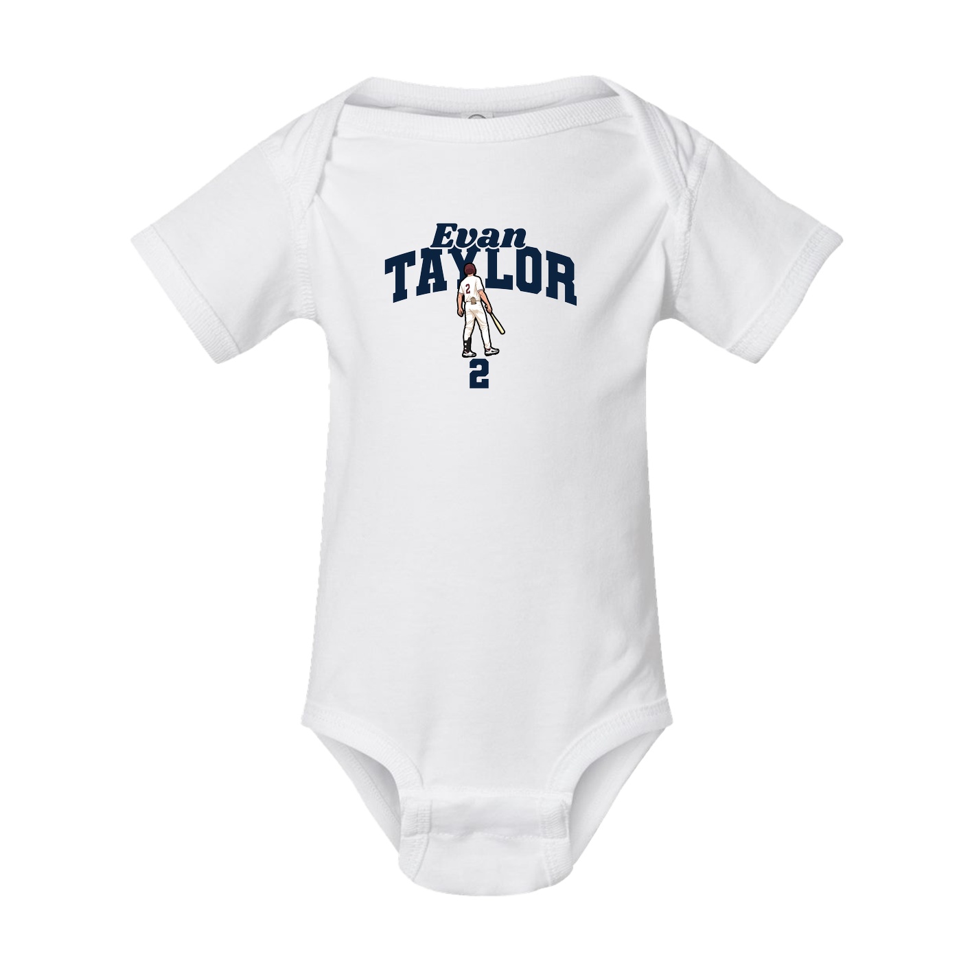 Baby Onesie — Signature Arch in White