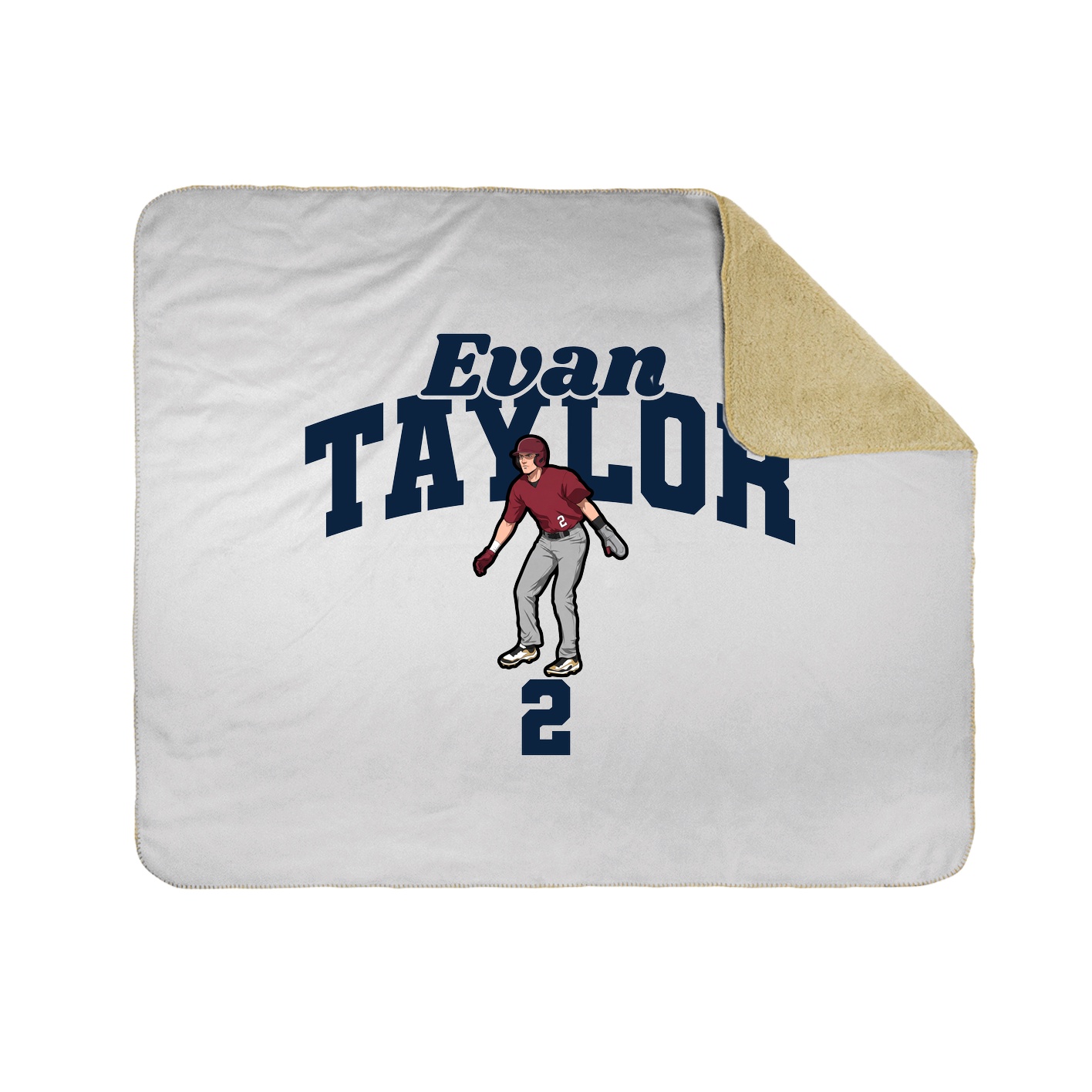 Throw Blanket — Signature Arch in White