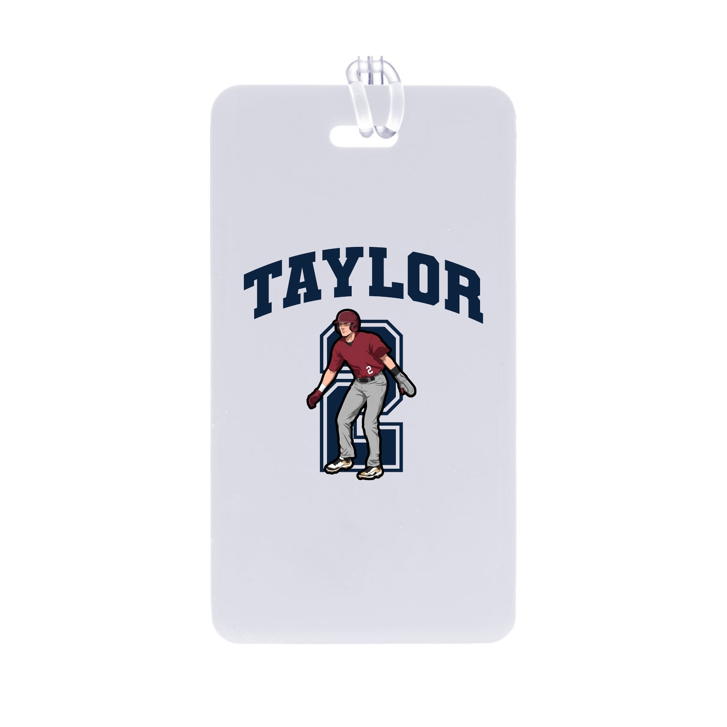 Bag Tag — Number in Classic