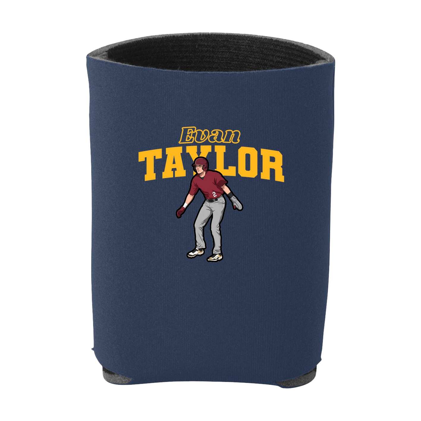 Can Holder — Name Arch in Navy