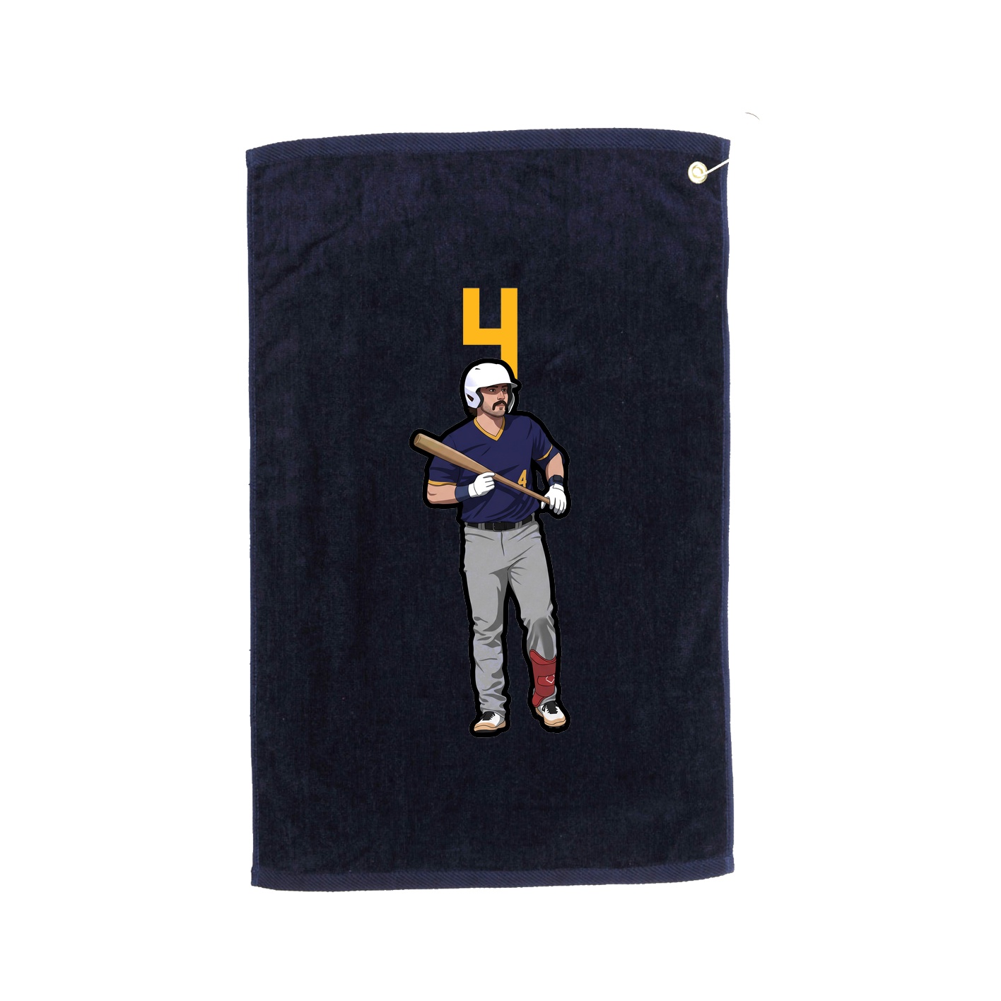 Golf Towel — Number Top in Navy