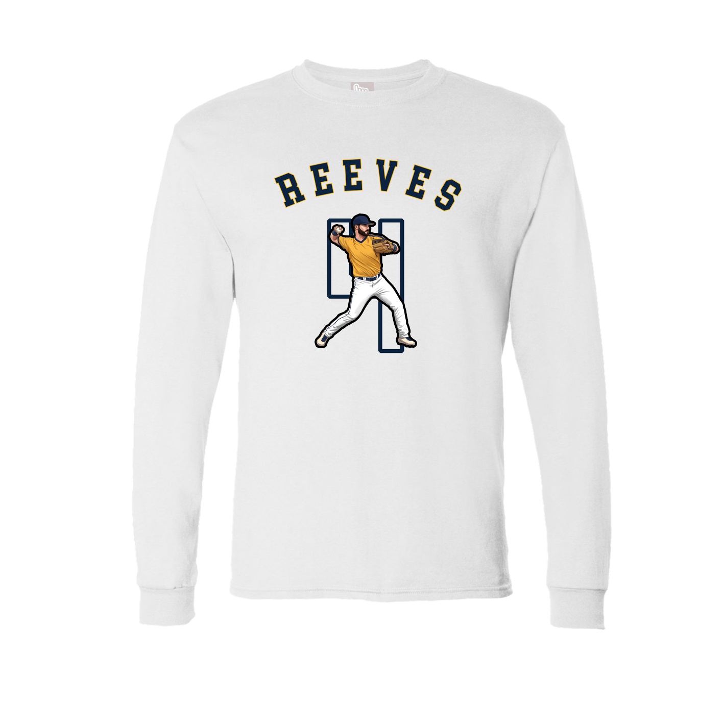 Long Sleeve Tee — Shirsey Arch in White