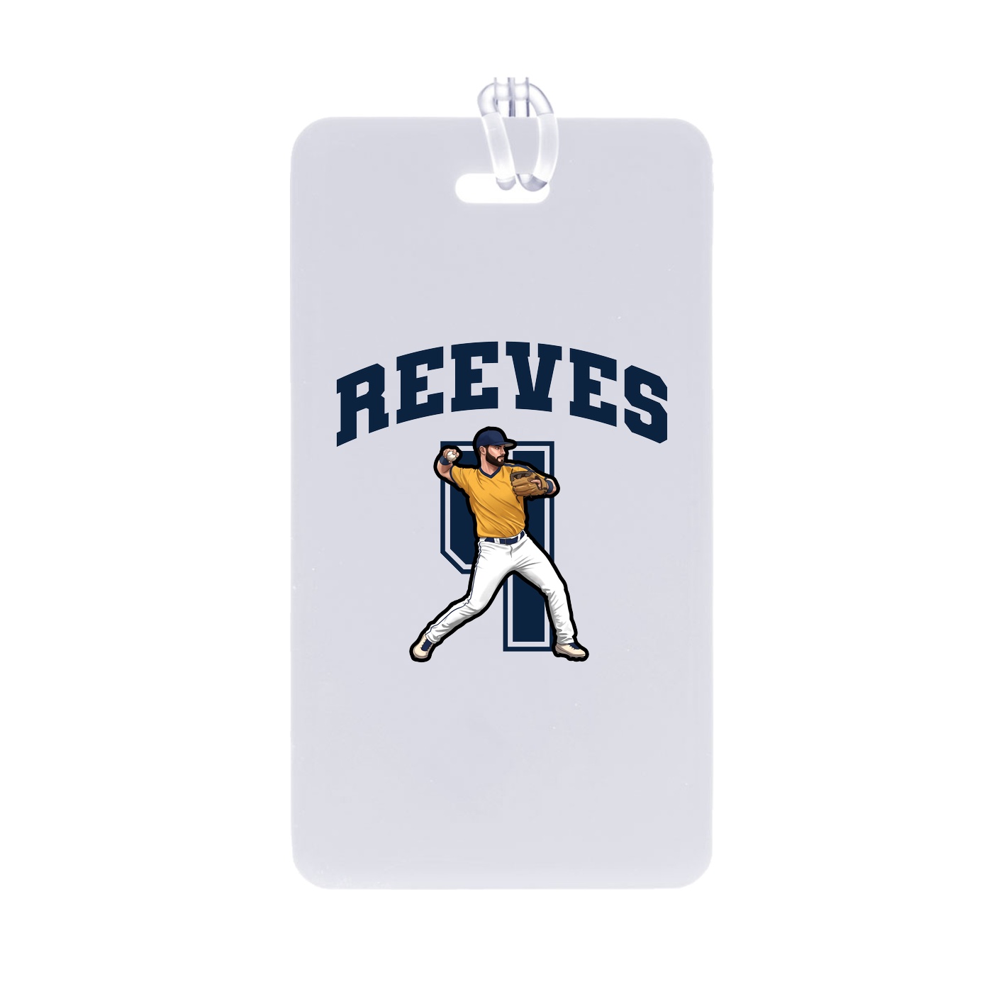 Bag Tag — Number in Classic