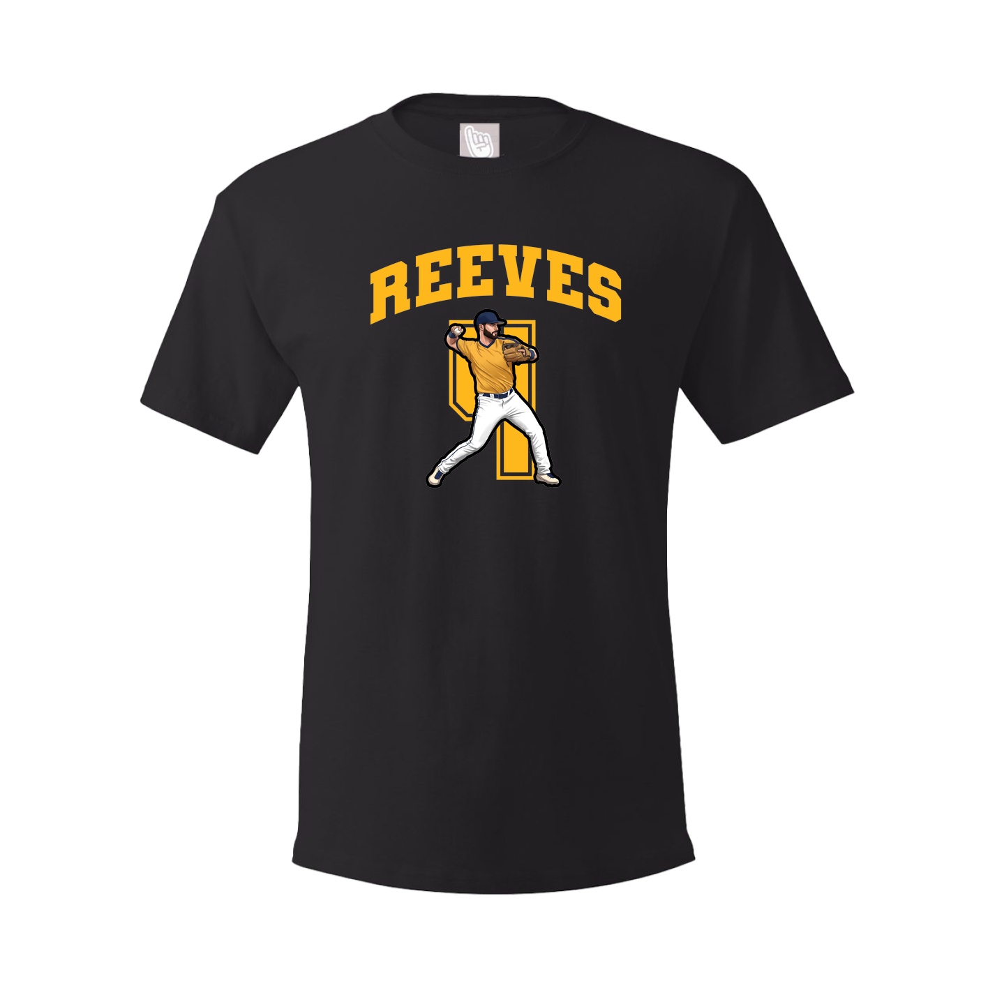 Youth Tee — Number in Black
