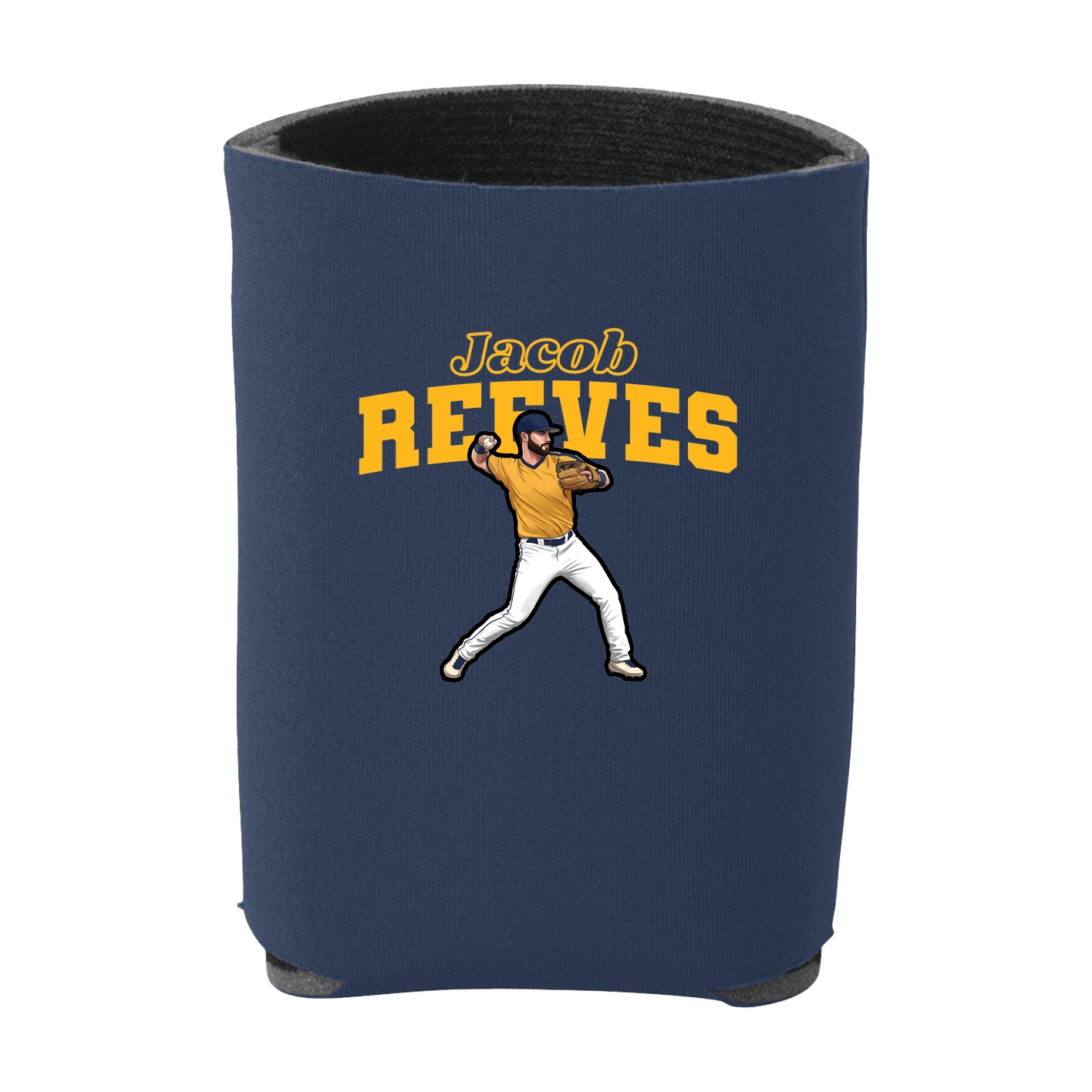 Can Holder — Name Arch in Navy