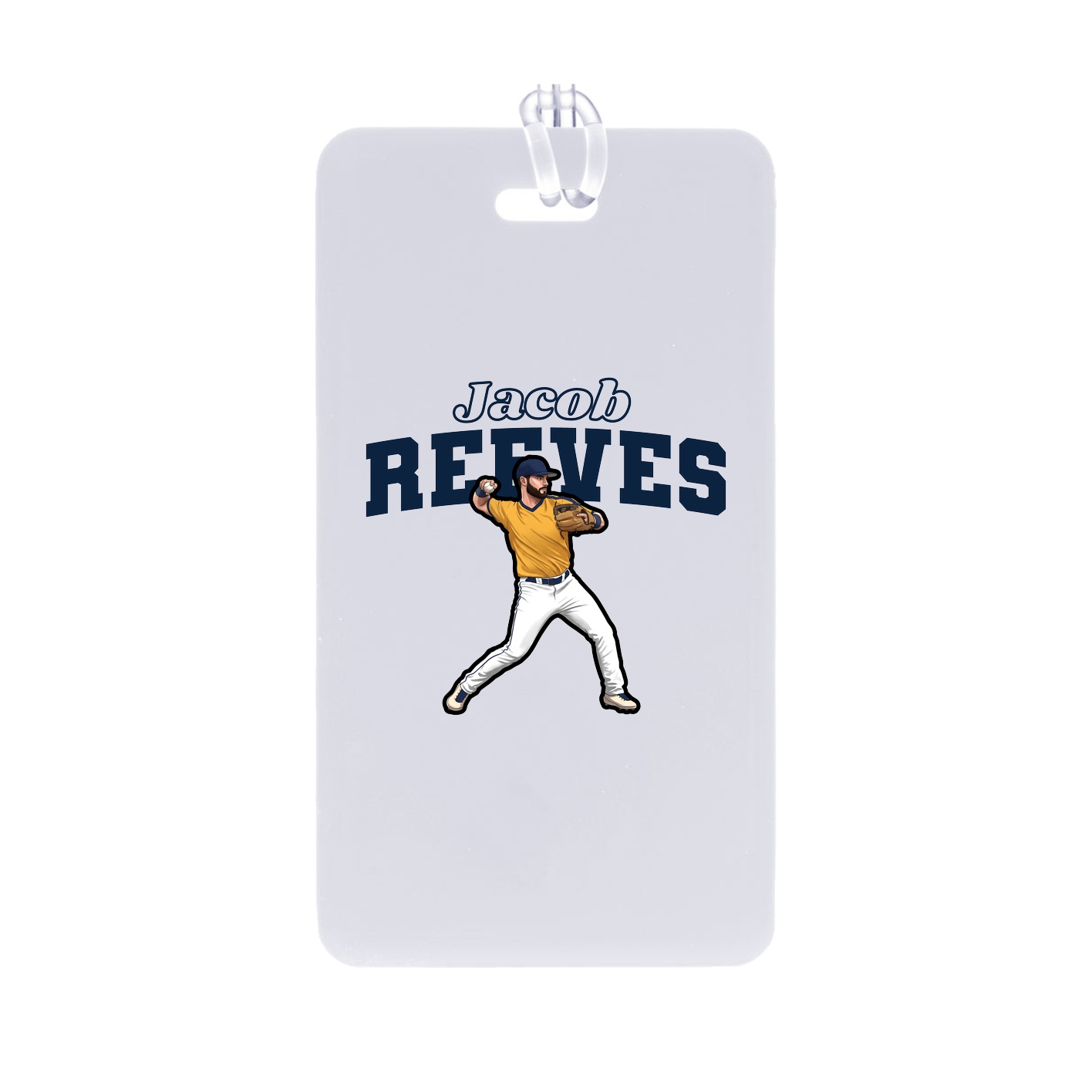 Bag Tag — Name Arch in Classic