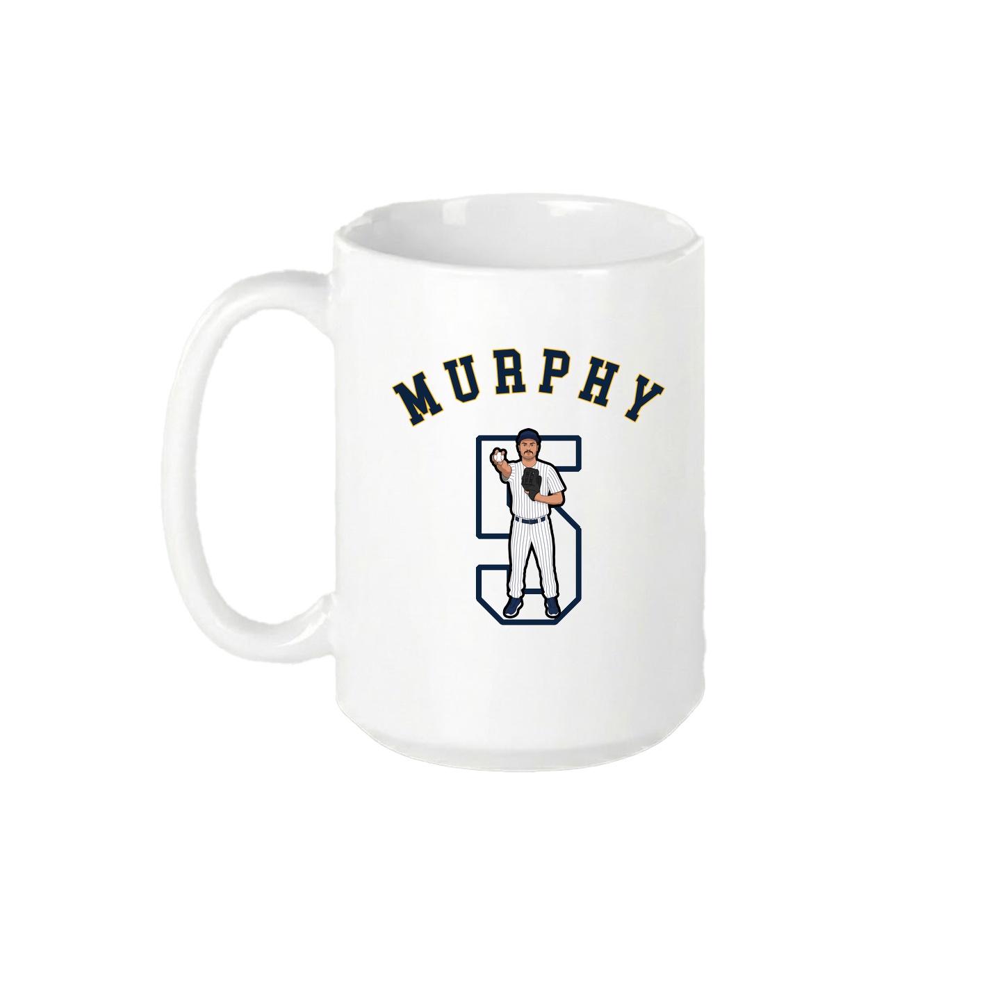 15oz Coffee Mug — Shirsey Arch in White
