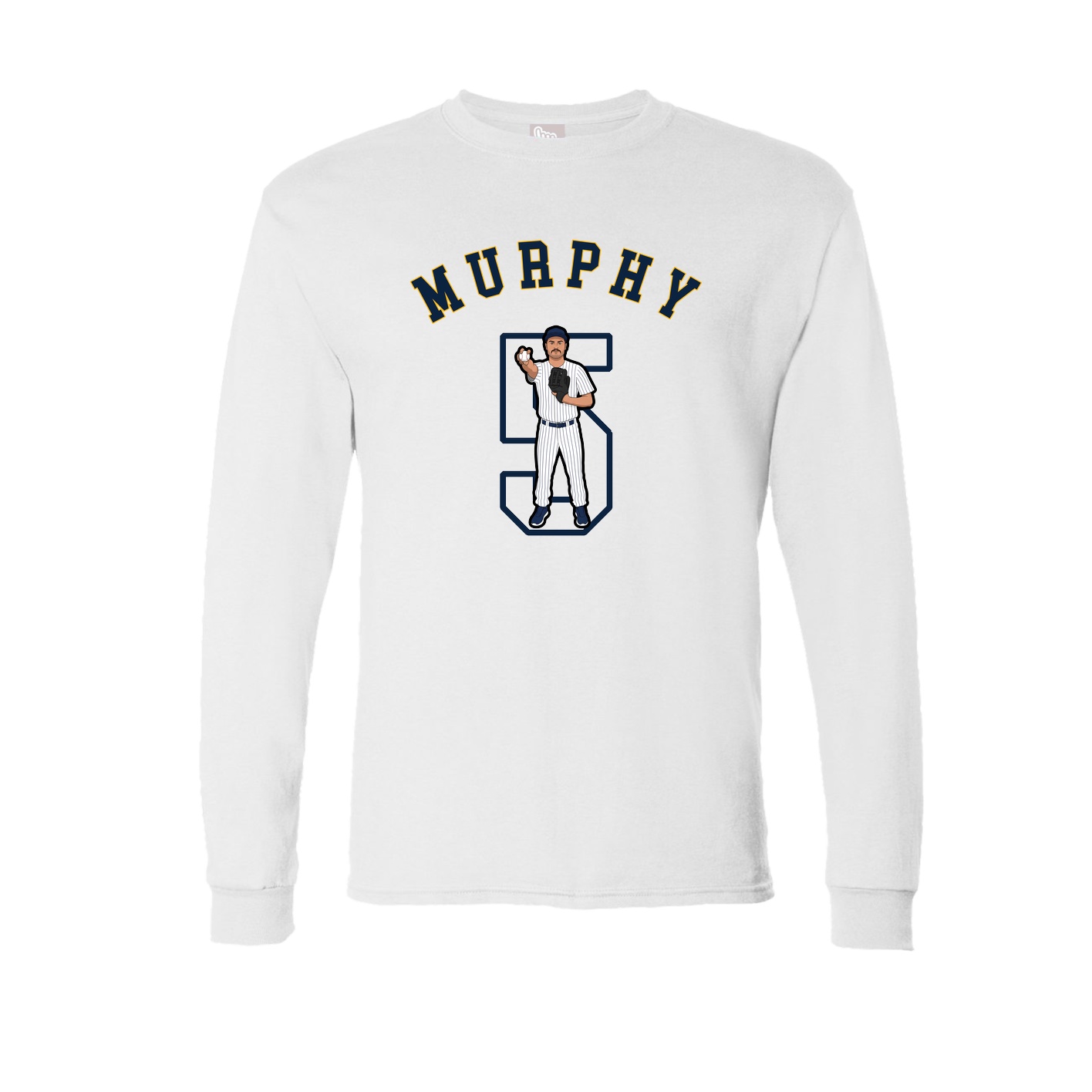 Long Sleeve Tee — Shirsey Arch in White