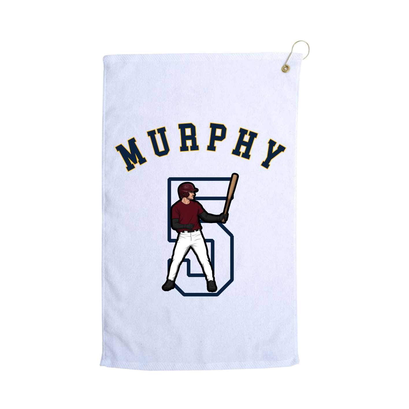 Golf Towel — Shirsey Arch in White