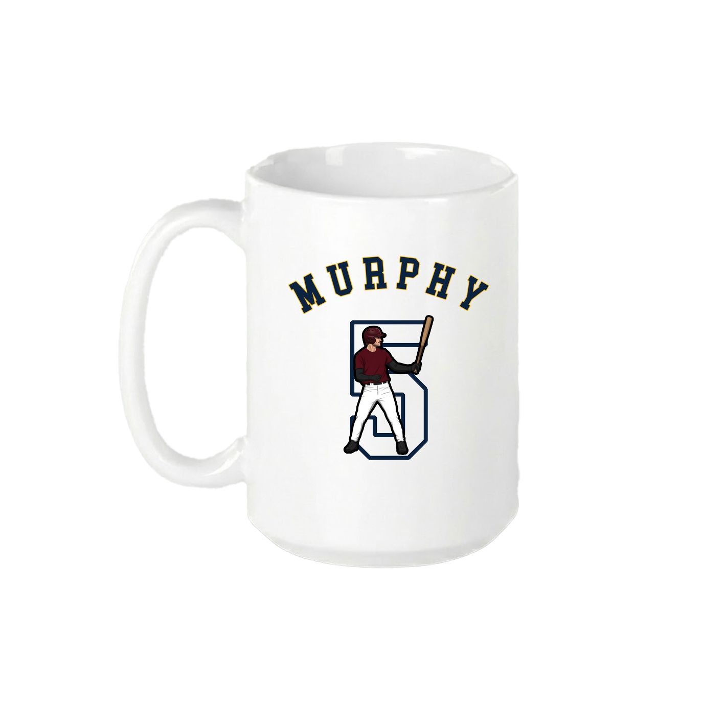 15oz Coffee Mug — Shirsey Arch in White