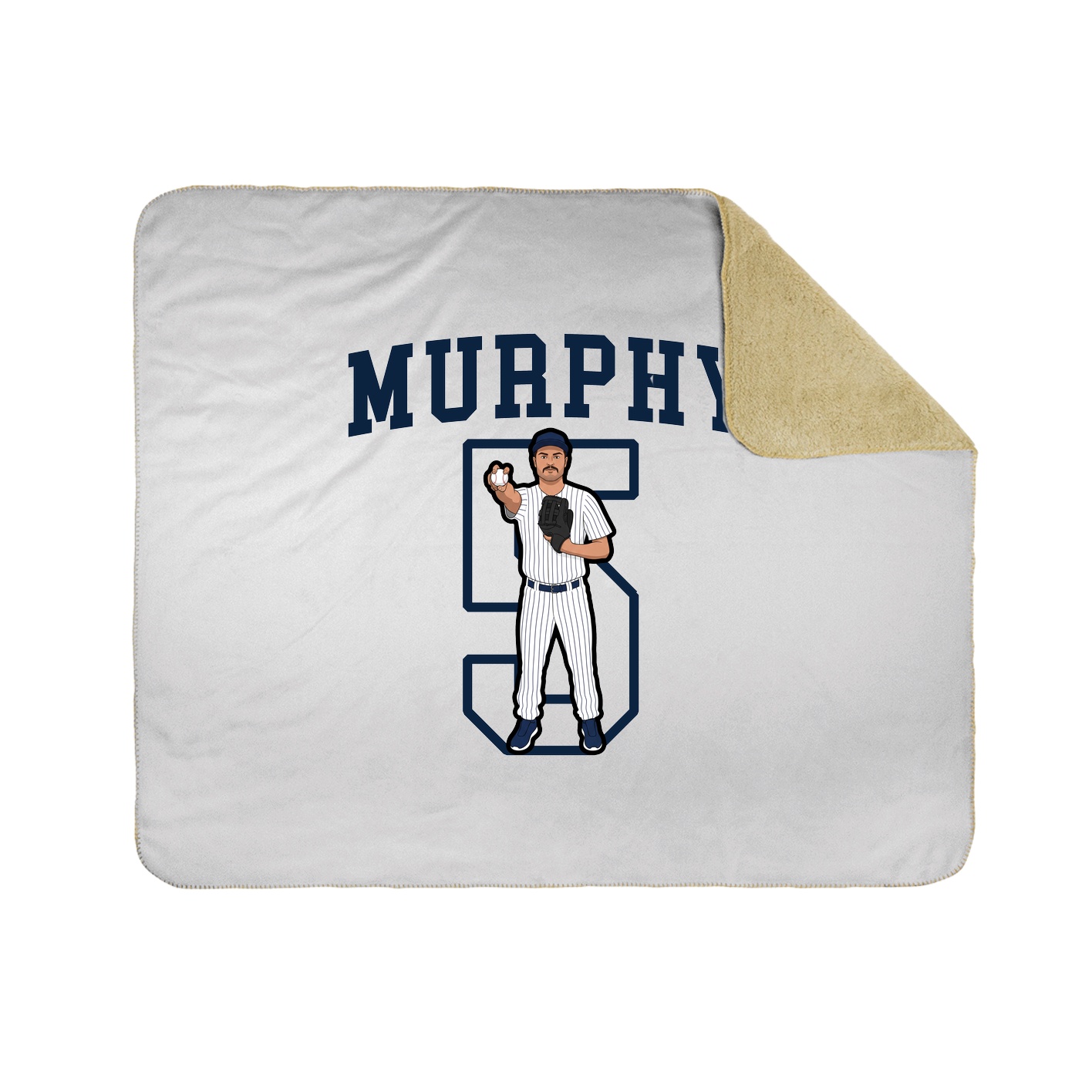 50x60 Sherpa Lined Throw Blanket