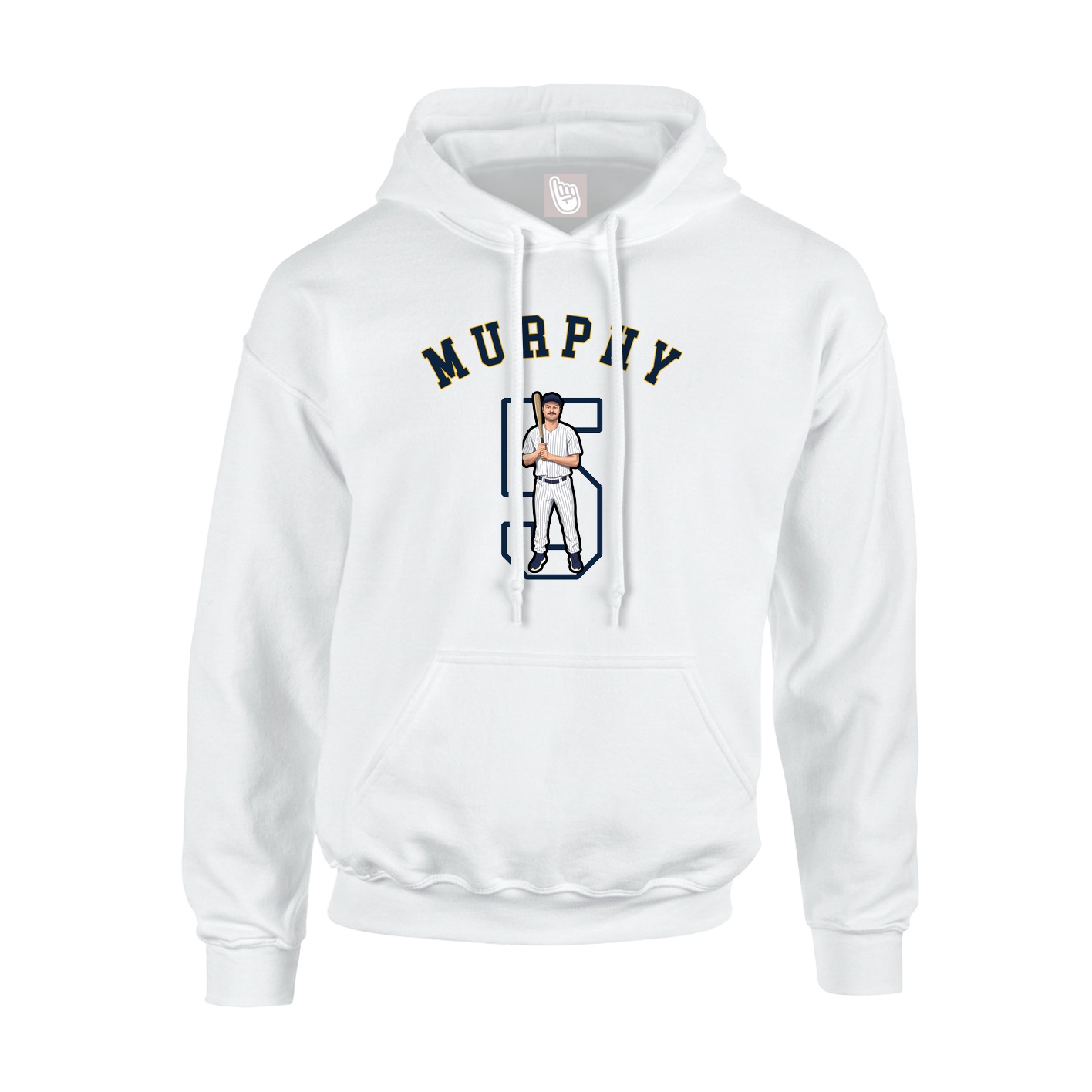 Hoodie — Shirsey Arch in White