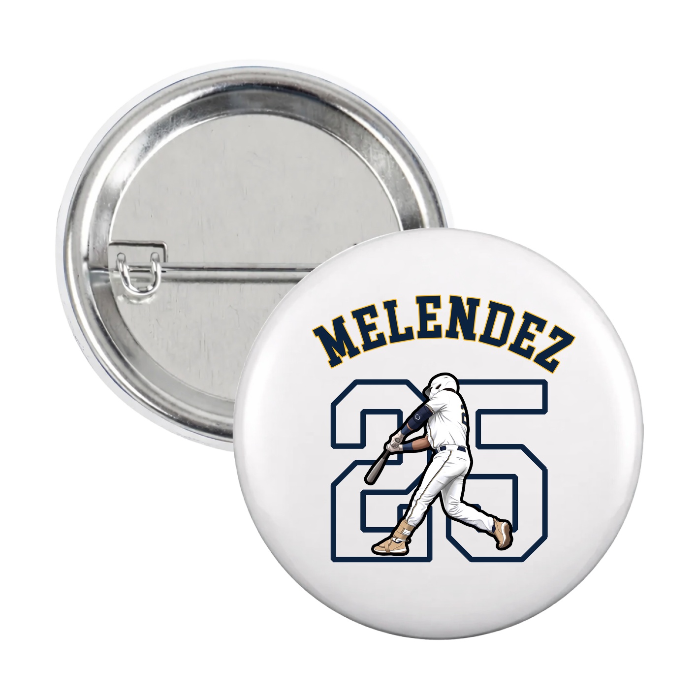 Game Day Button — Shirsey Arch in White