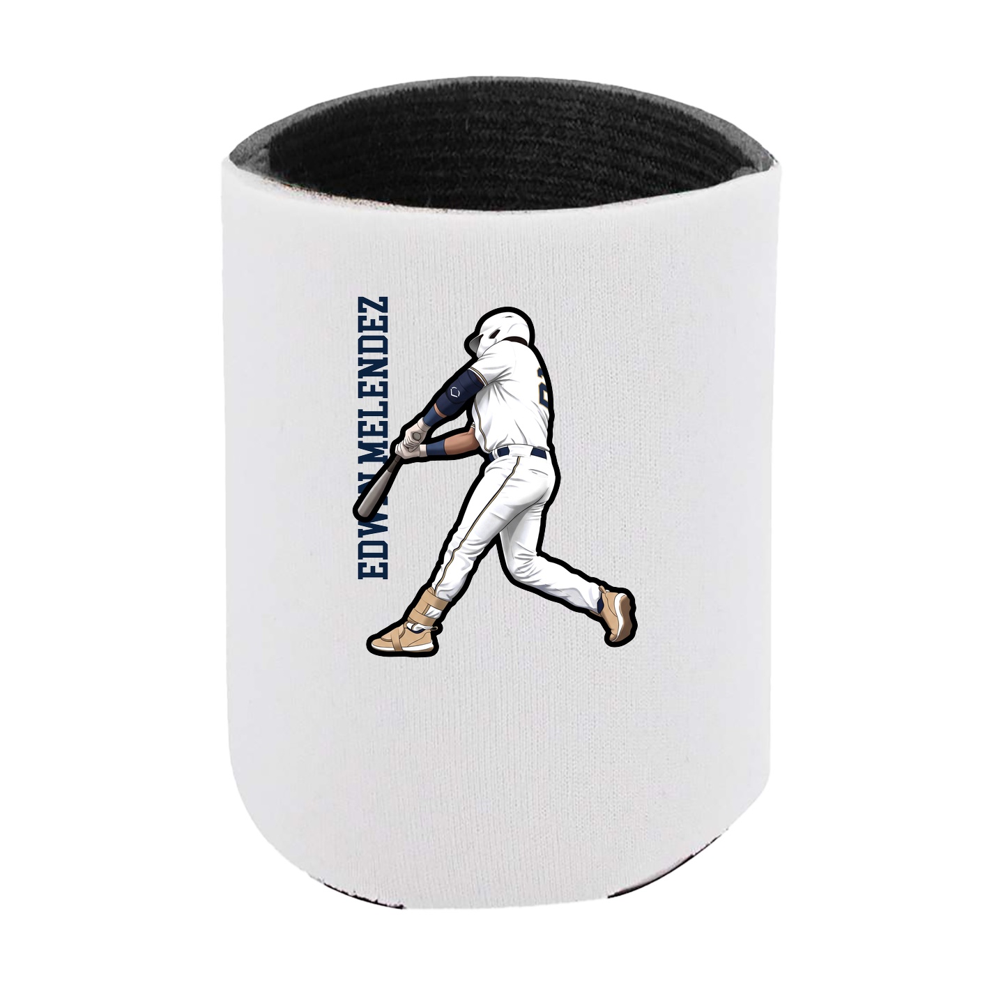 Can Holder — Name Vertical in White