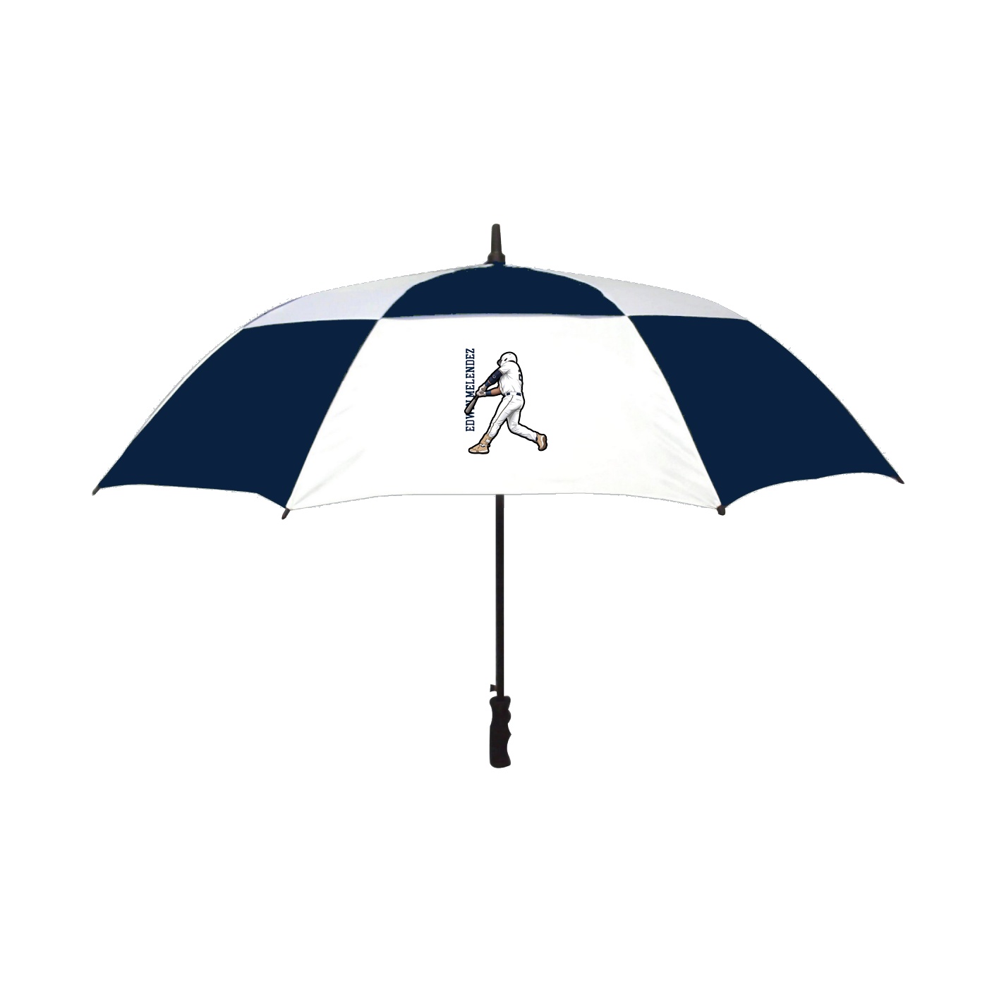 Golf Umbrella — Name Vertical in Navy