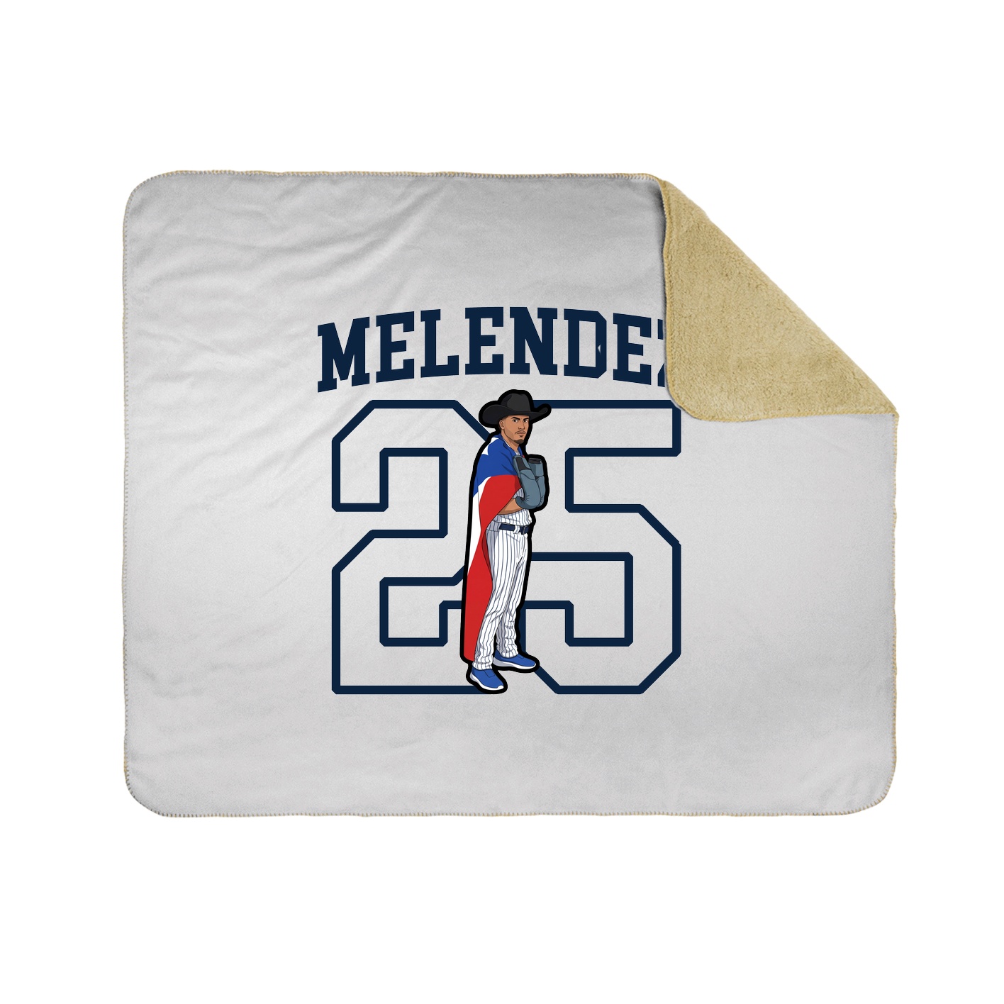Throw Blanket — Shirsey in White