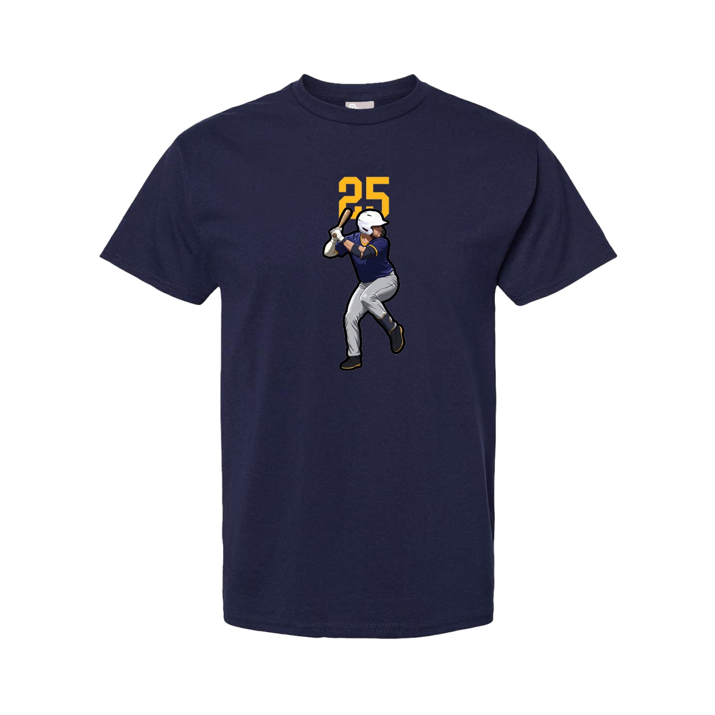 Tee — Number Top in Navy