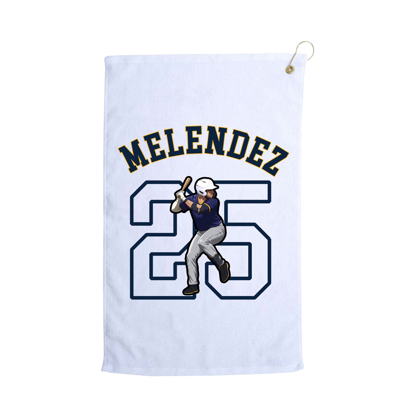 Golf Towel — Shirsey Arch in White