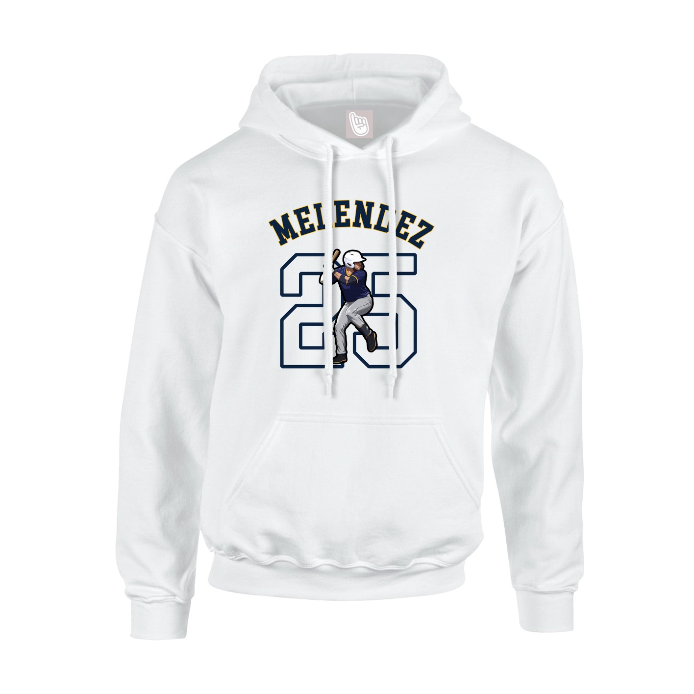 Hoodie — Shirsey Arch in White