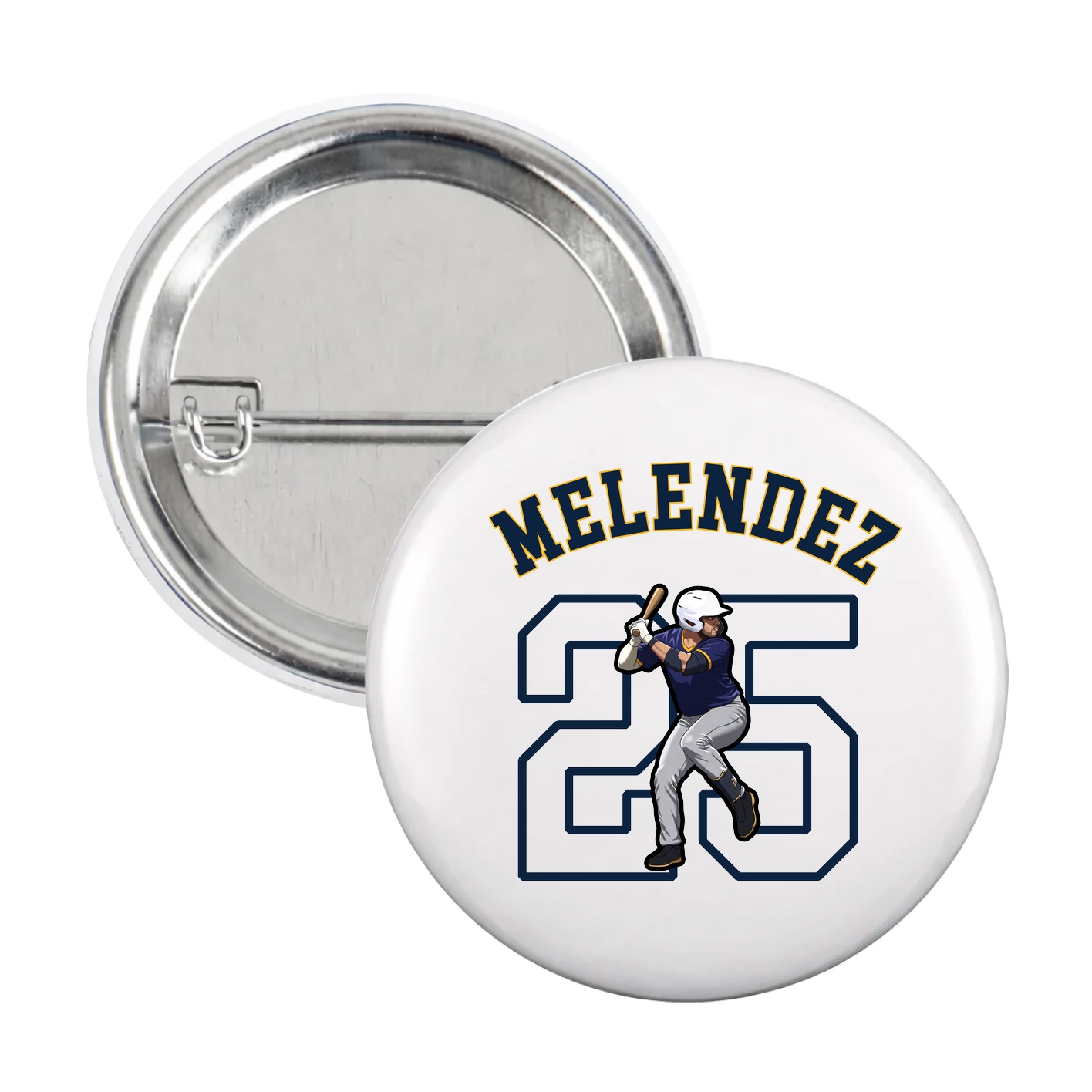 Game Day Button — Shirsey Arch in White