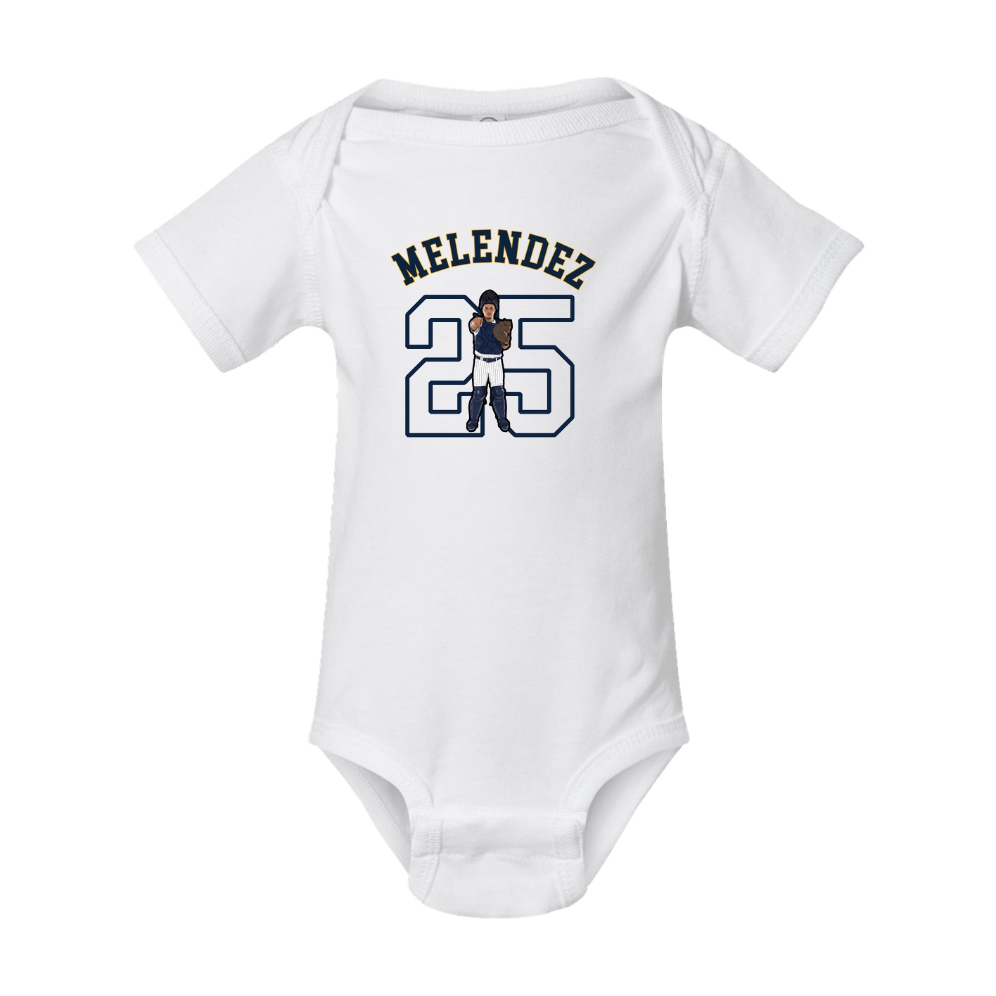 Baby Onesie — Shirsey Arch in White