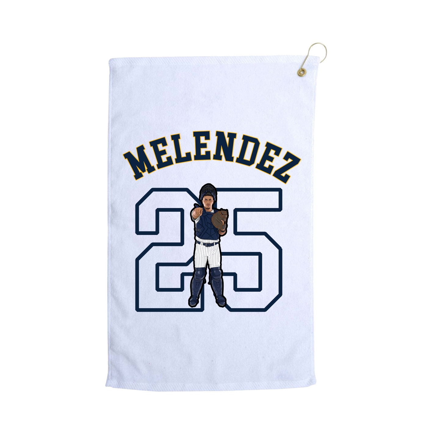 Golf Towel — Shirsey Arch in White
