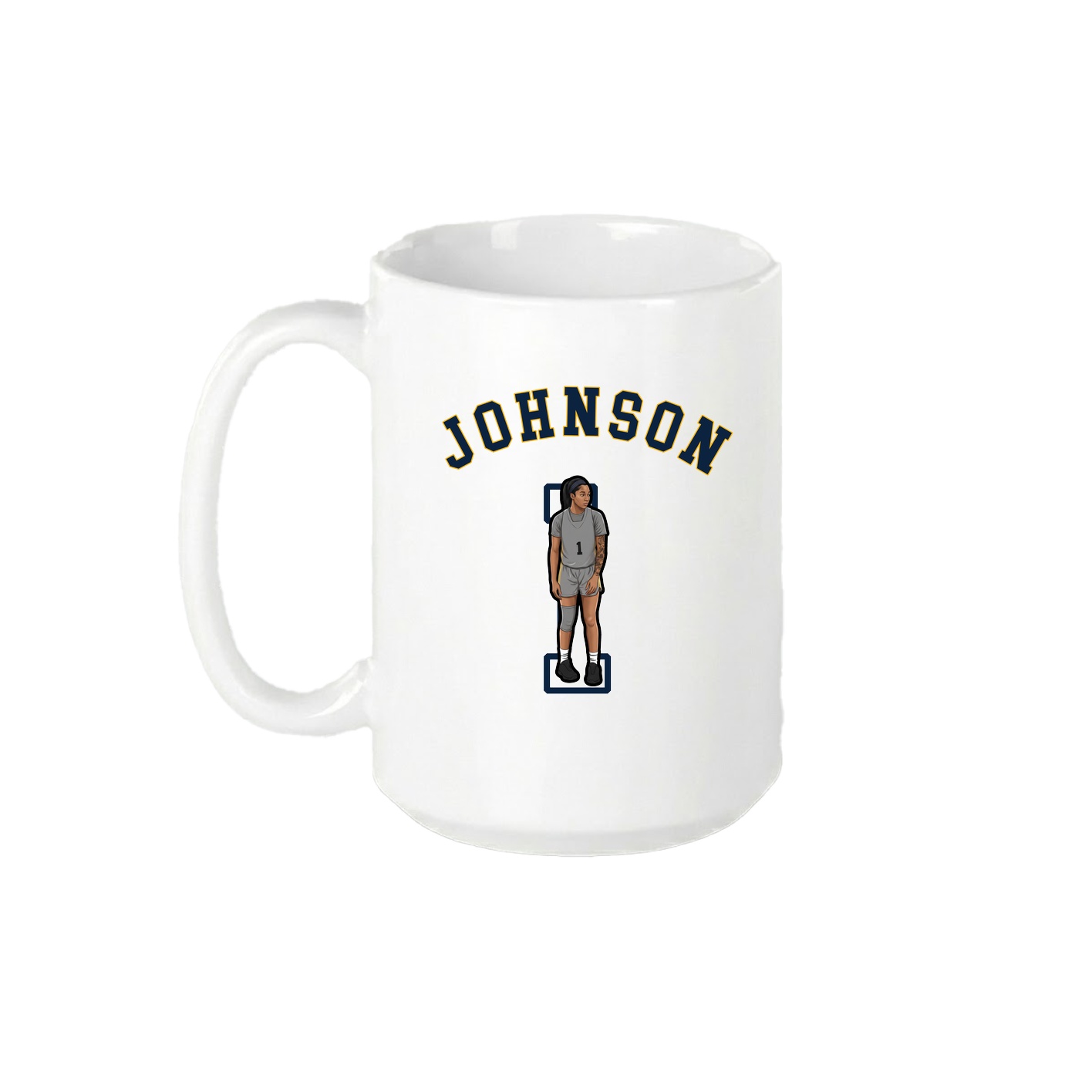 15oz Coffee Mug — Shirsey Arch in White