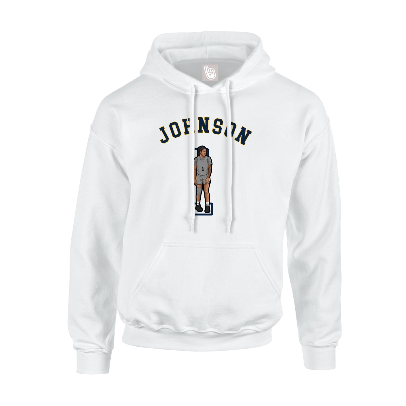Youth Hoodie — Shirsey Arch in White
