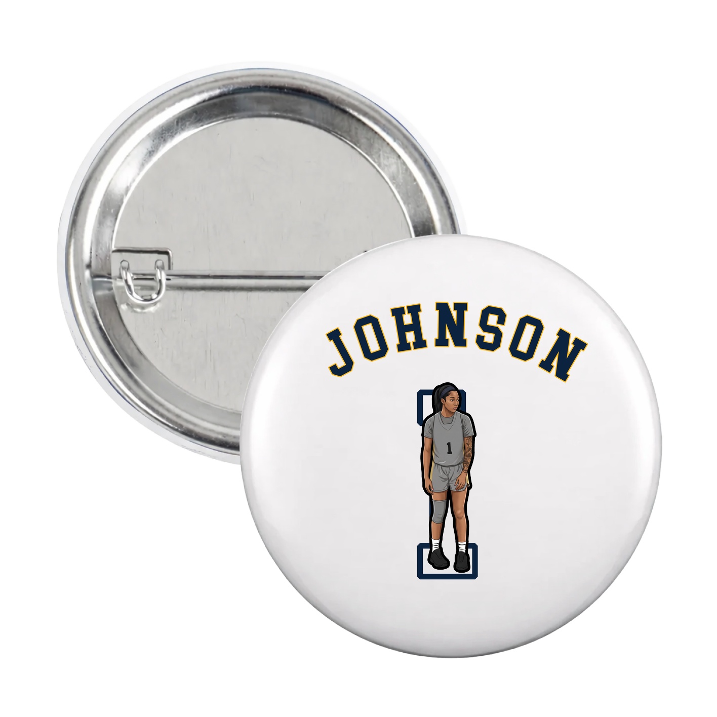 Game Day Button — Shirsey Arch in White