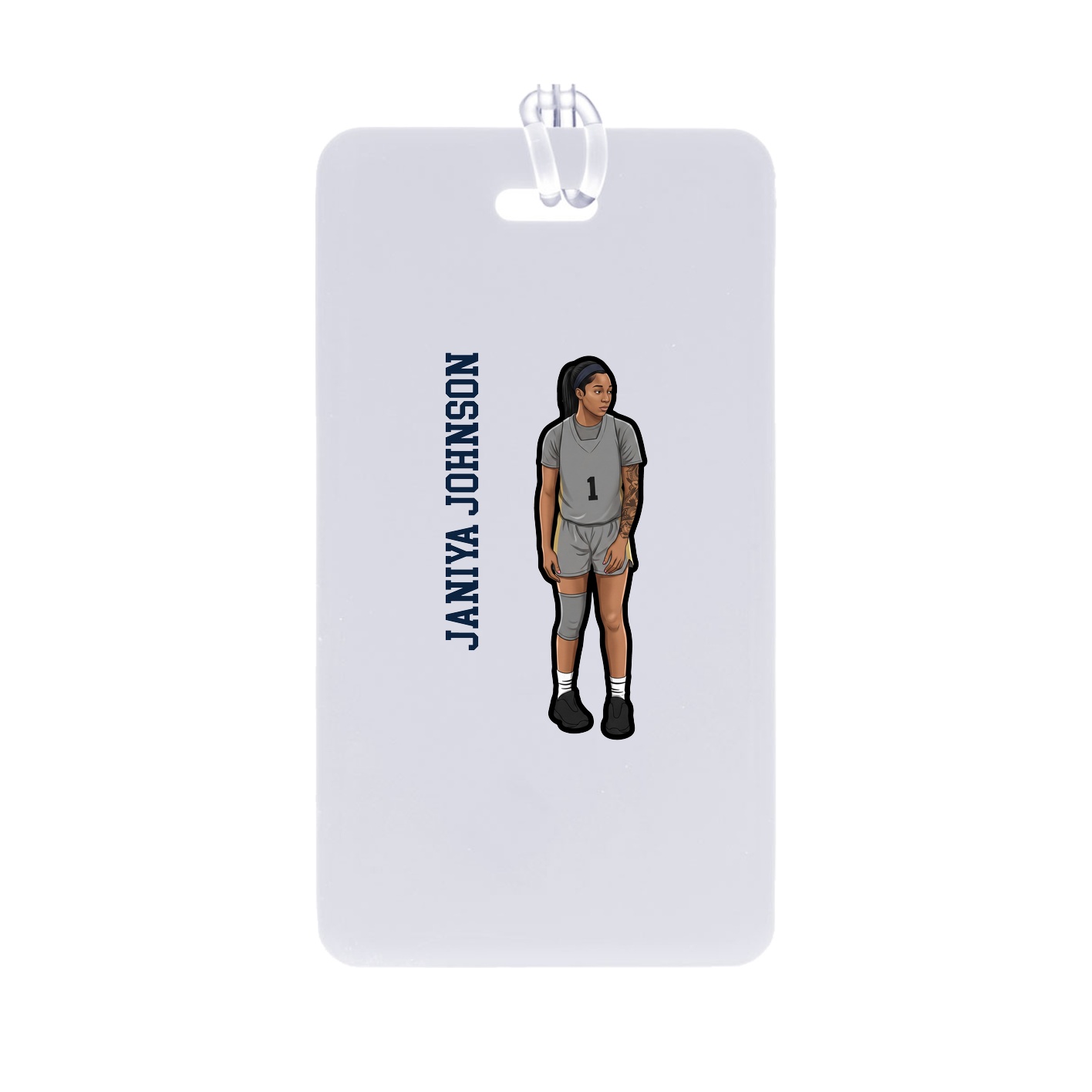 Bag Tag — Name Vertical in Classic