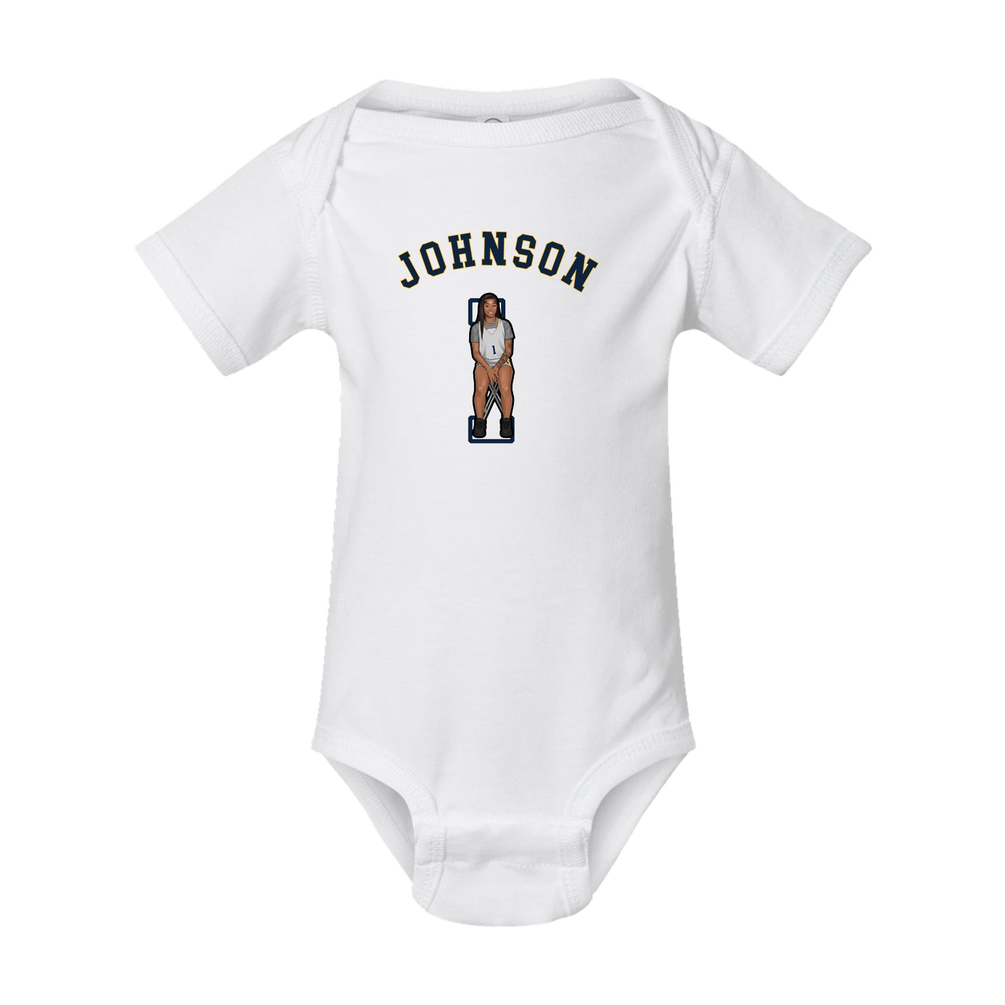 Baby Onesie — Shirsey Arch in White