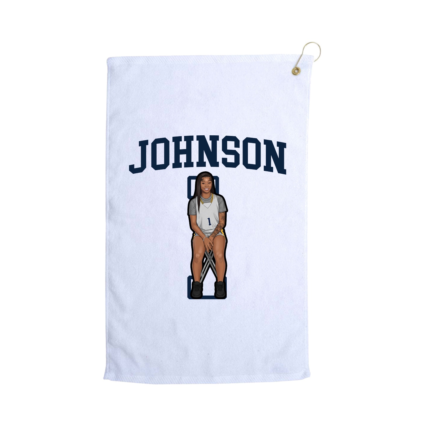 Golf Towel — Shirsey in White