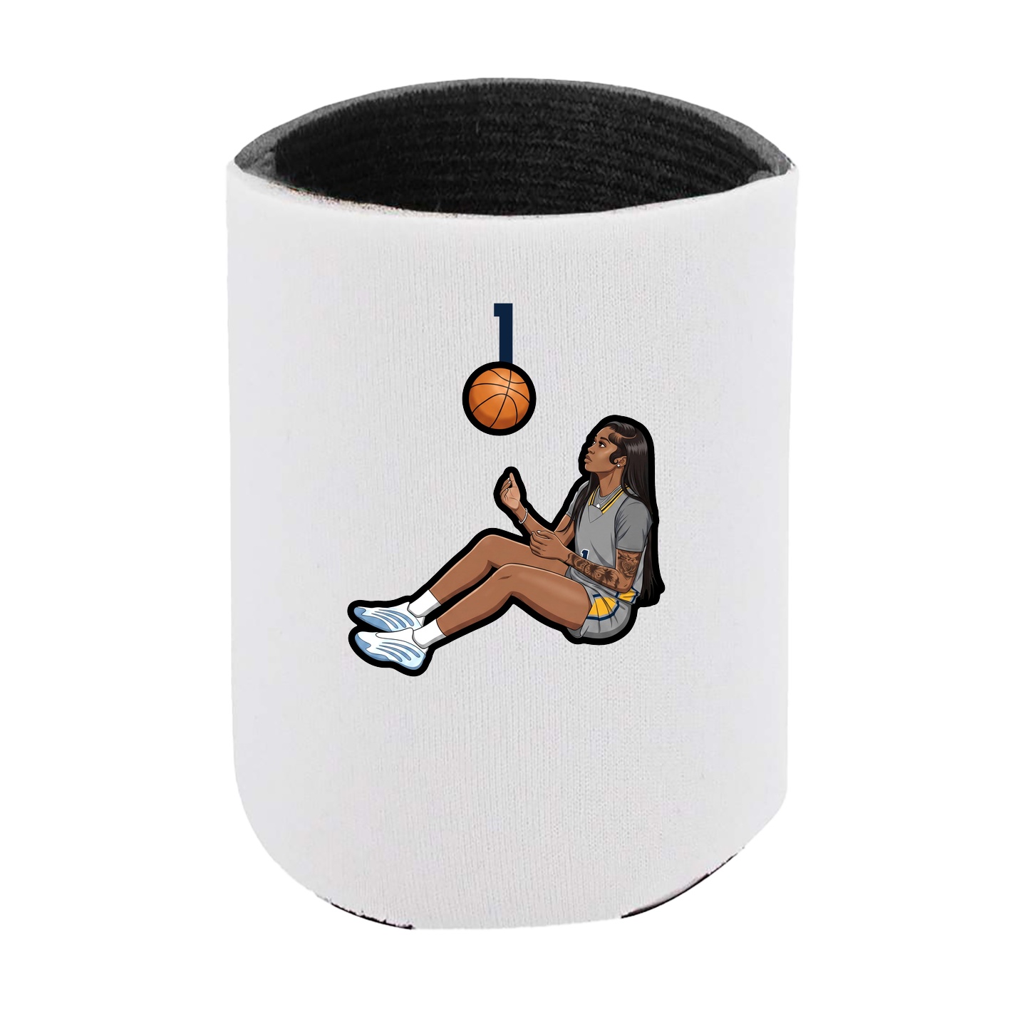 Can Holder — Number Top in White
