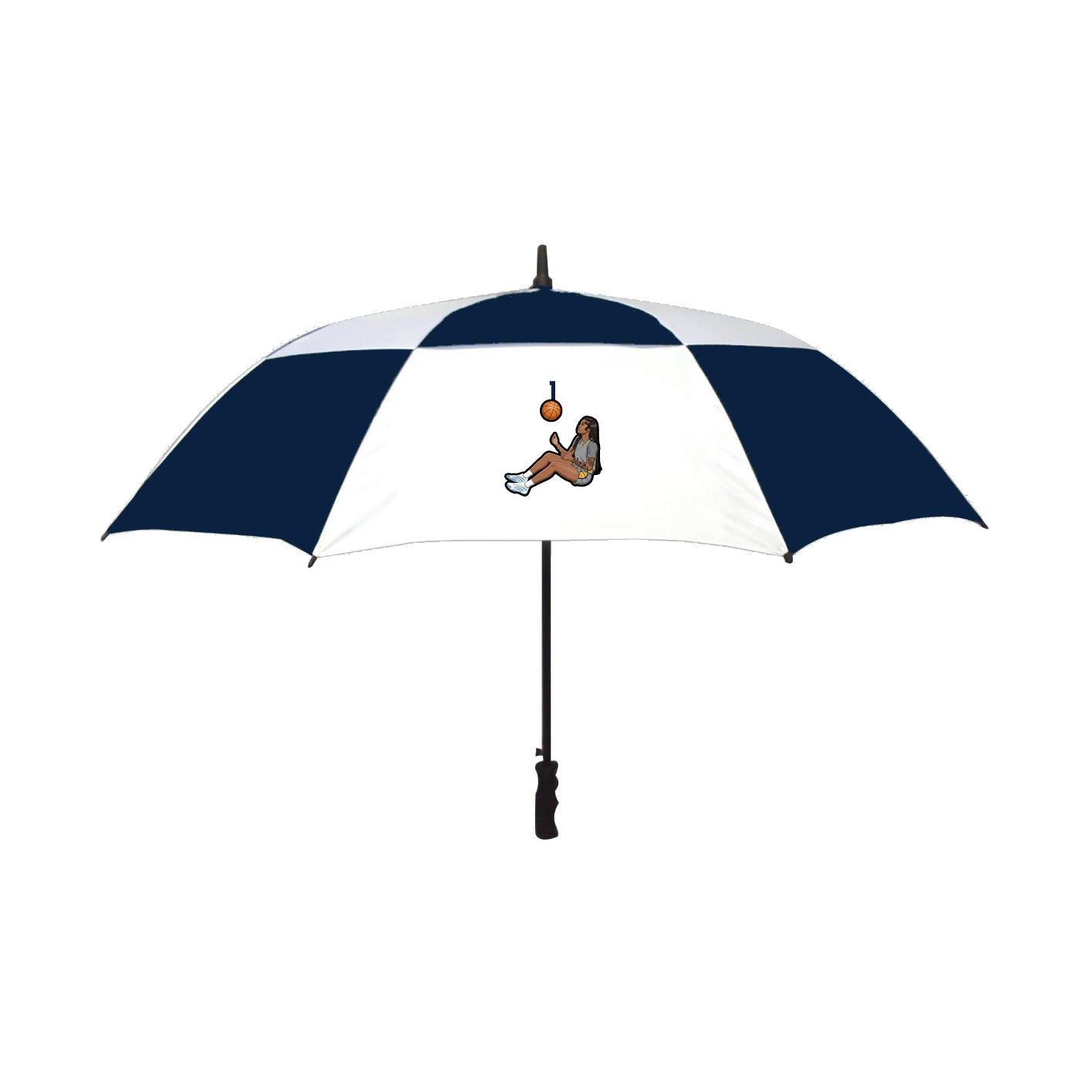 Golf Umbrella — Number Top in Navy