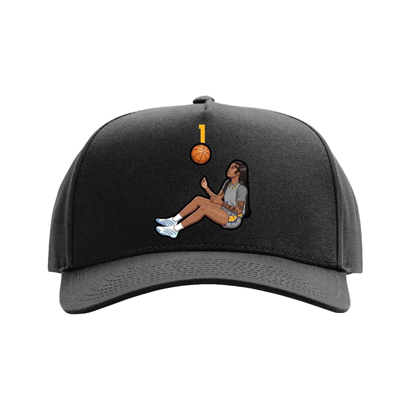 Full Fabric Five-Panel Champ Cap