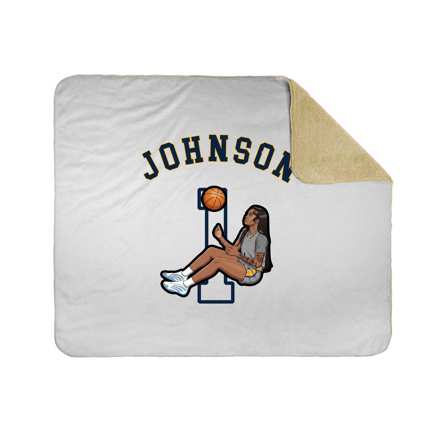 Throw Blanket — Shirsey Arch in White