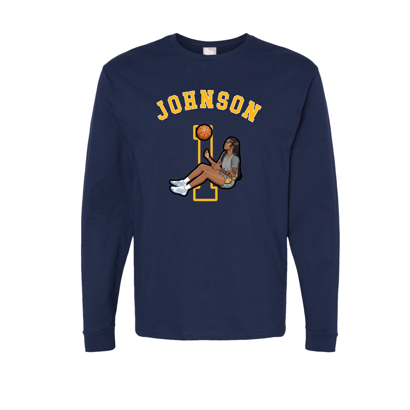 Long Sleeve Tee — Shirsey Arch in Navy