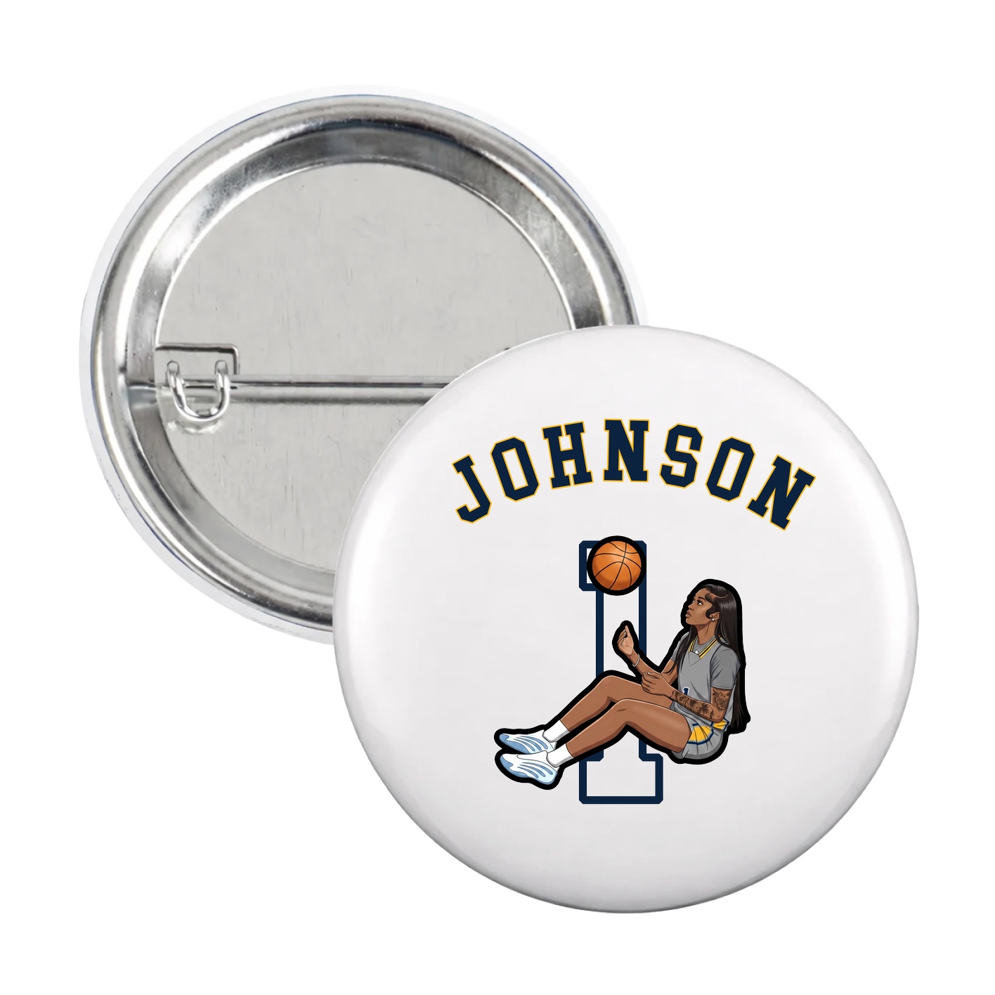 Game Day Button — Shirsey Arch in White